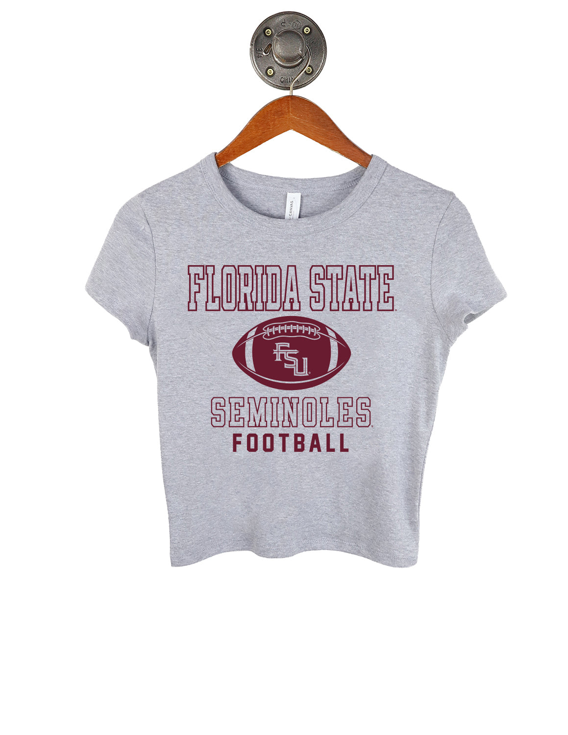 FSU Football Easy Does It Micro Rib Baby Tee