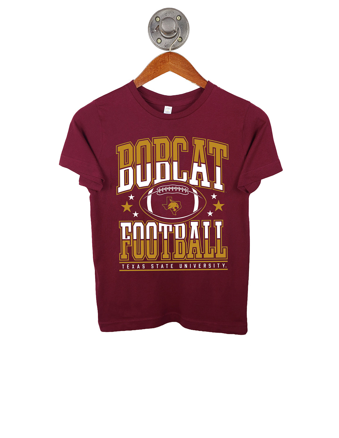 TXST Youth Football Stack it Up Short Sleeve
