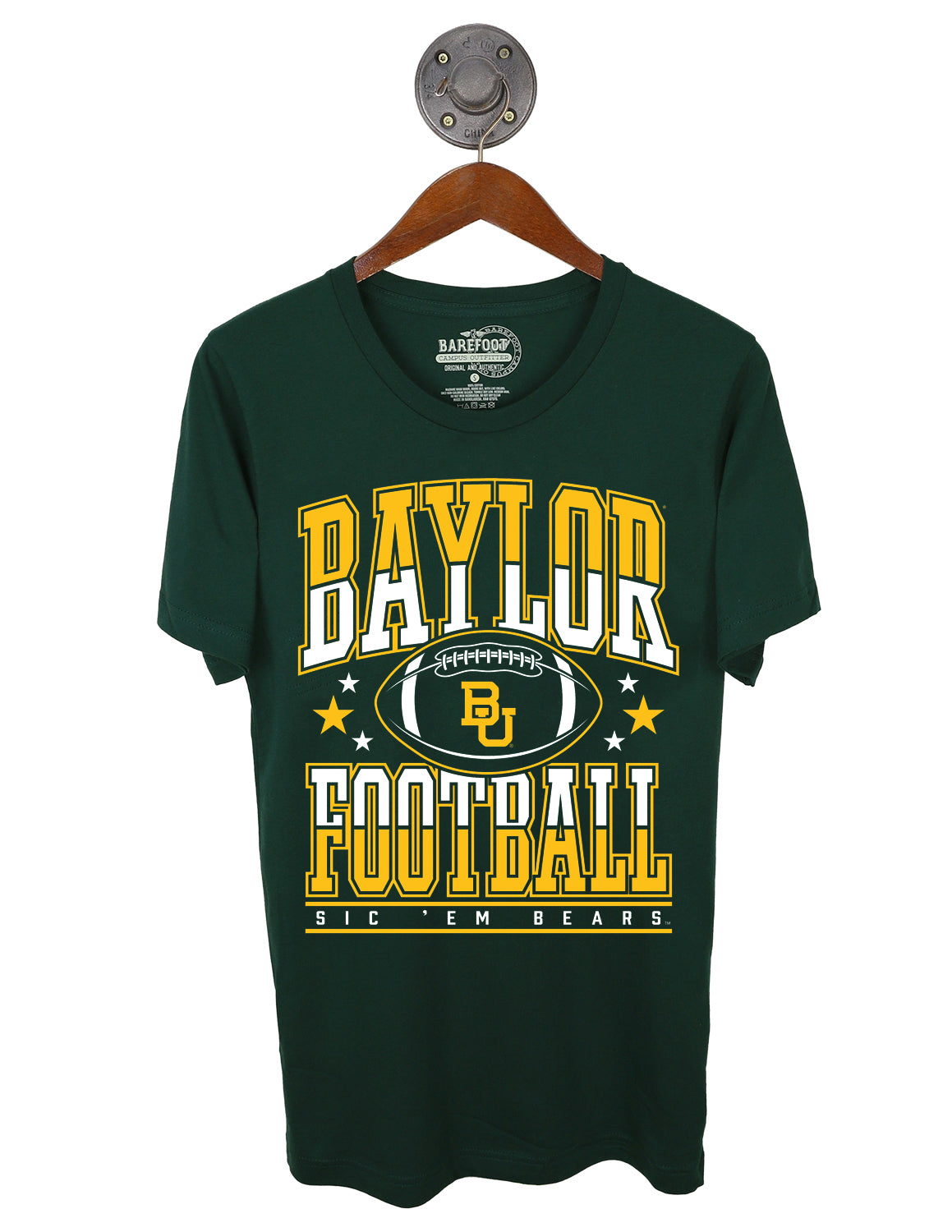 BU Football Stack it Up Short Sleeve