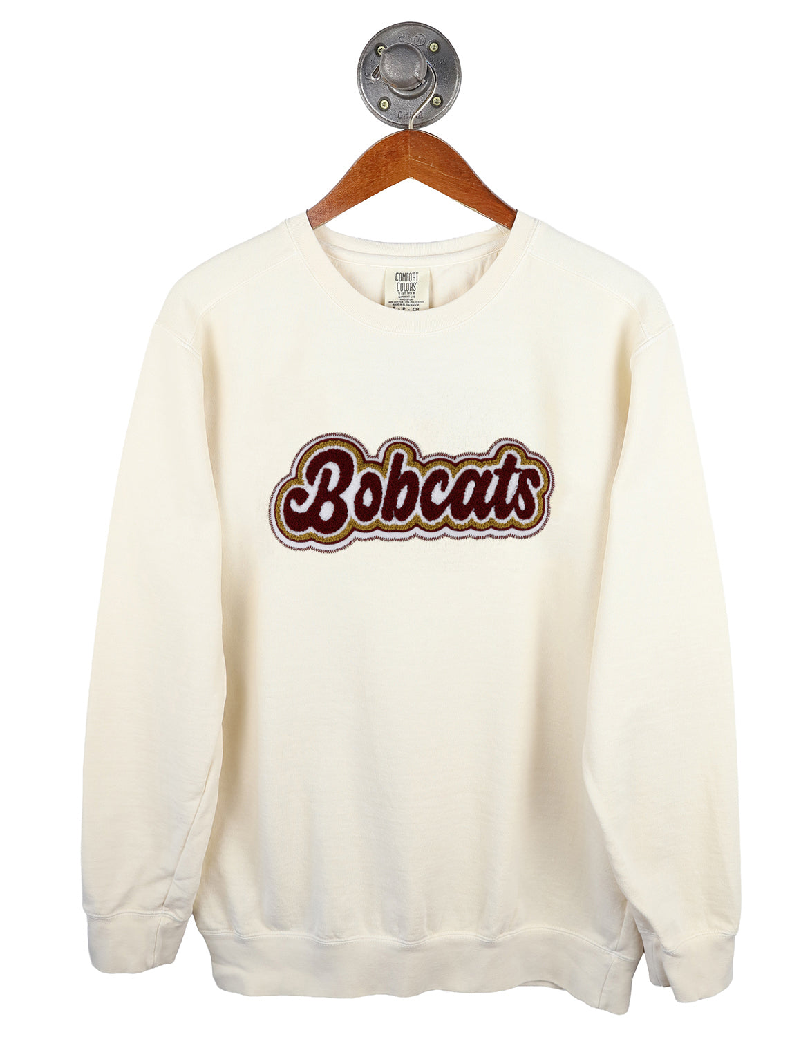 TXST Chenille Bouncy Script Crewneck