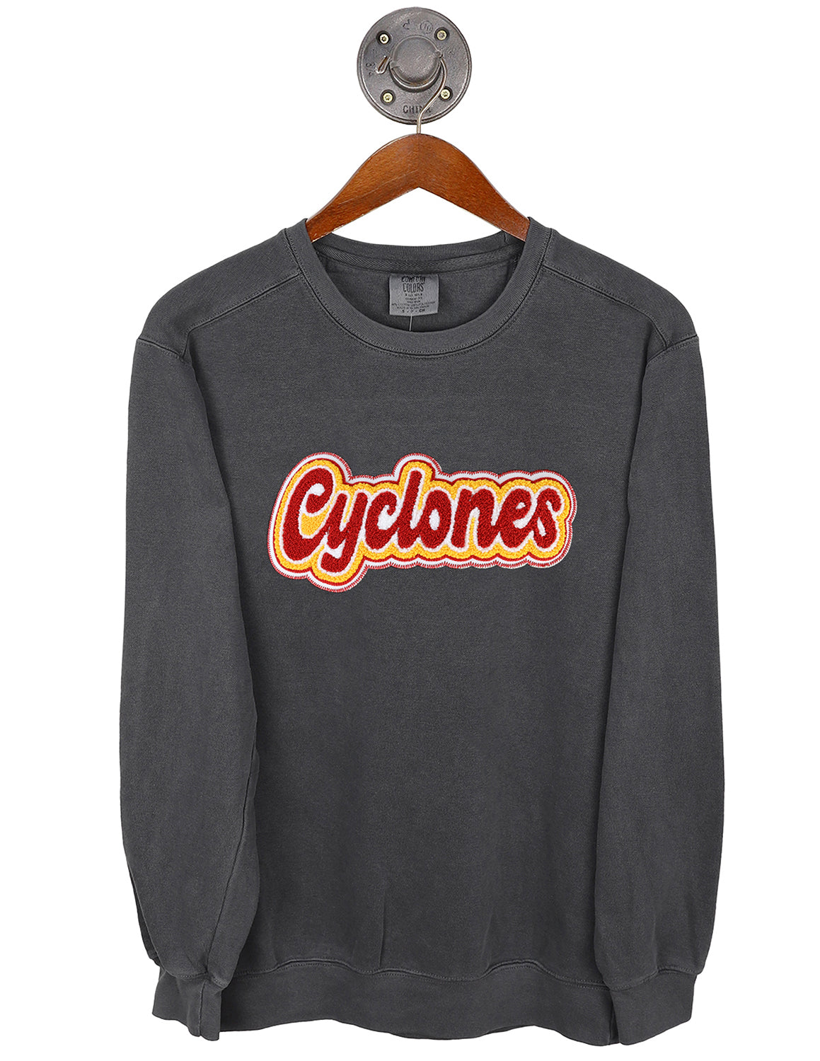 ISU Chenille Bouncy Script Crewneck