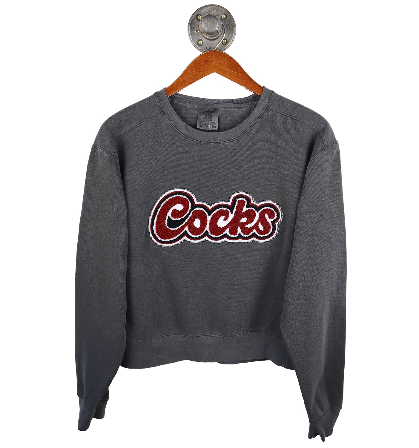 USC Bouncy Script Cropped Crewneck