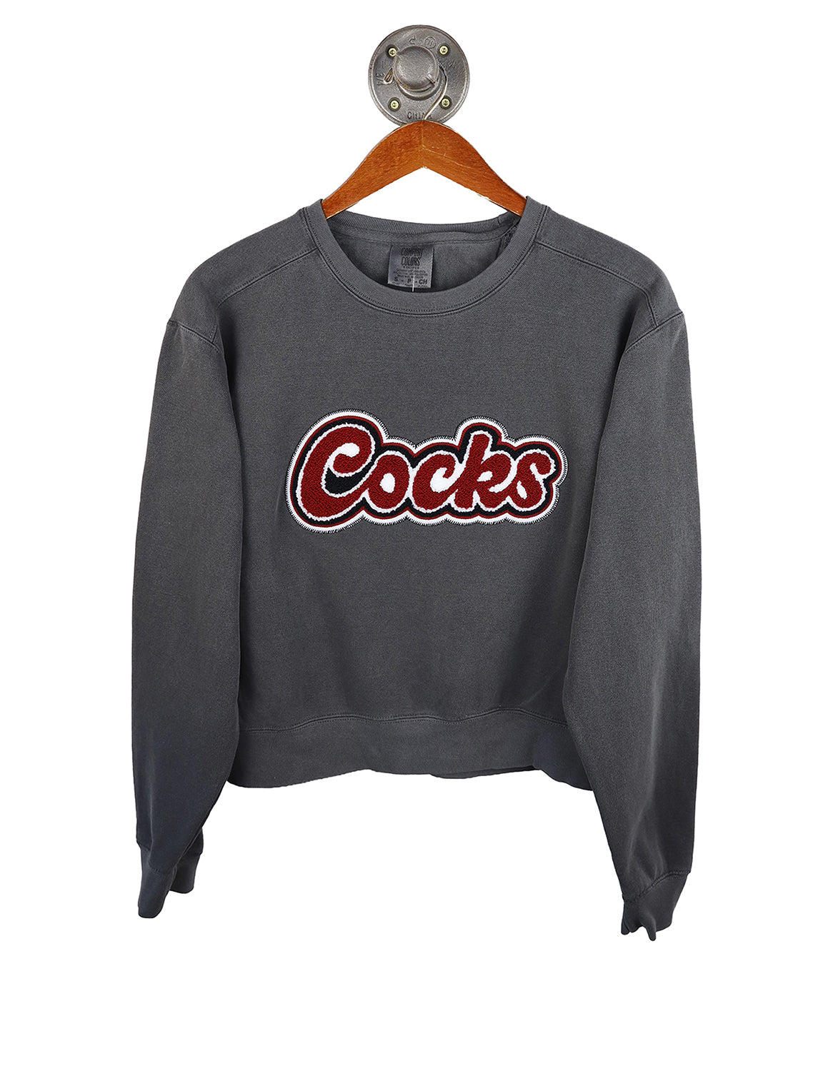 USC Bouncy Script Cropped Crewneck