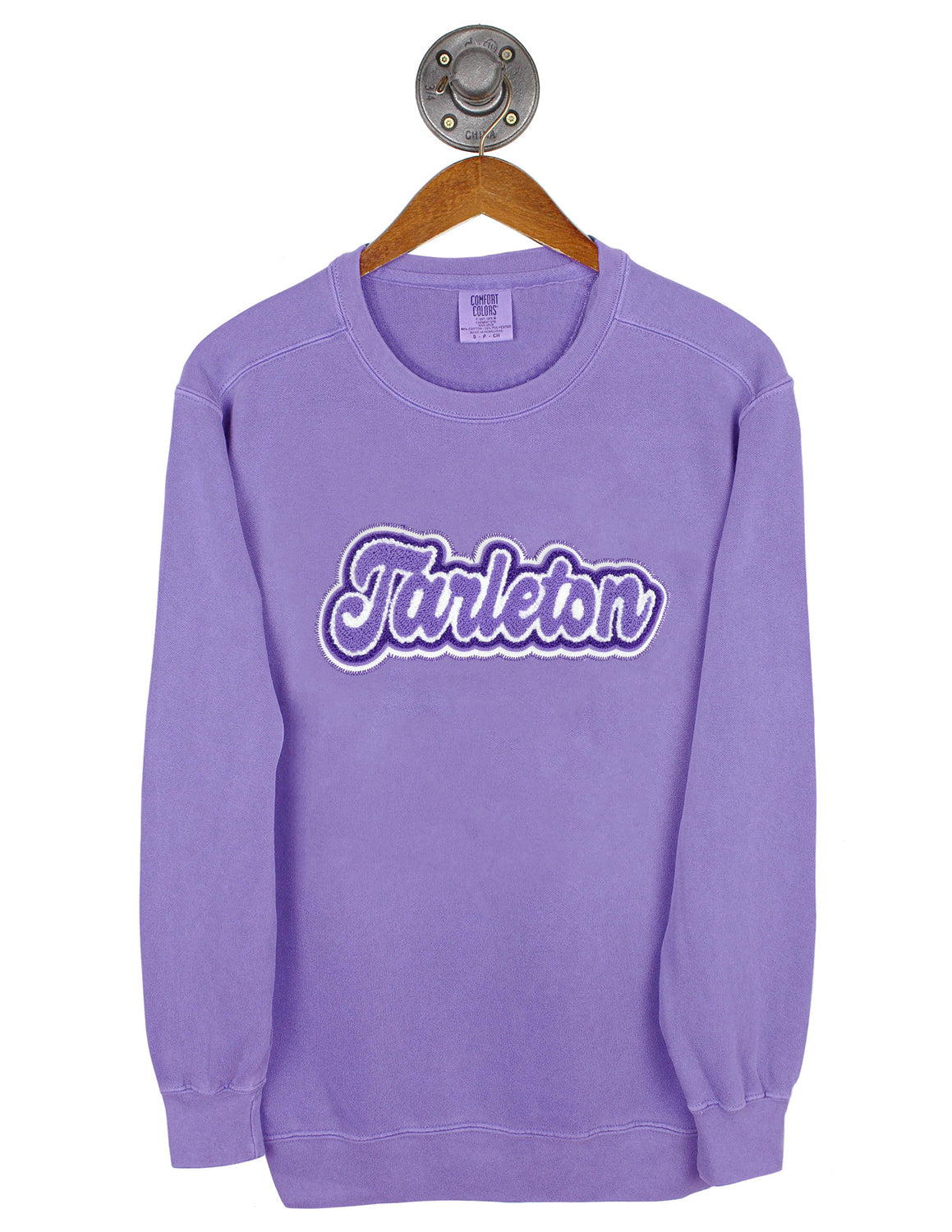 TSU Chenille Bouncy Script Crewneck