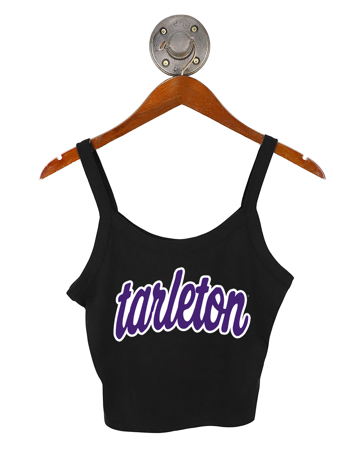 TSU Editorial Script Ribbed Tank