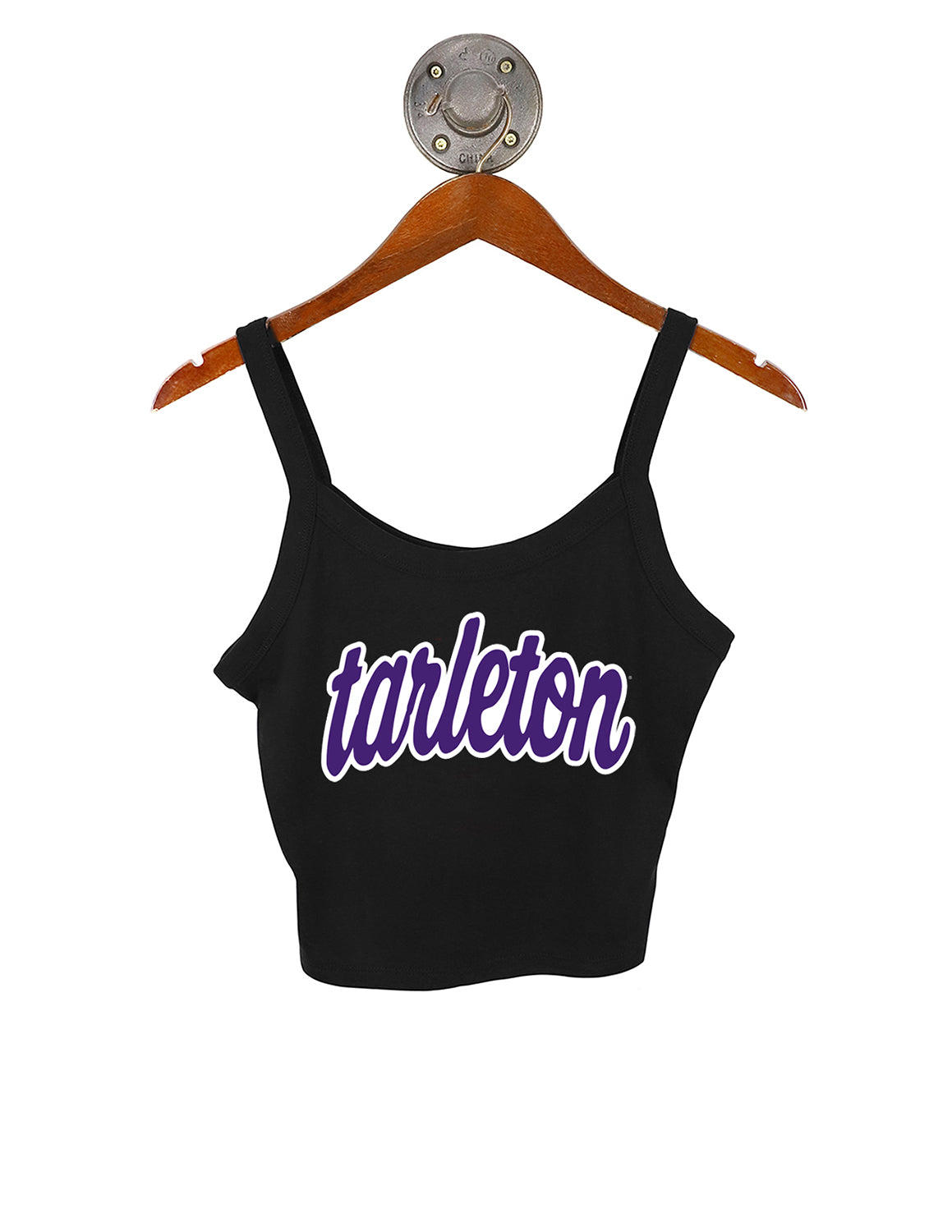 TSU Editorial Script Ribbed Tank