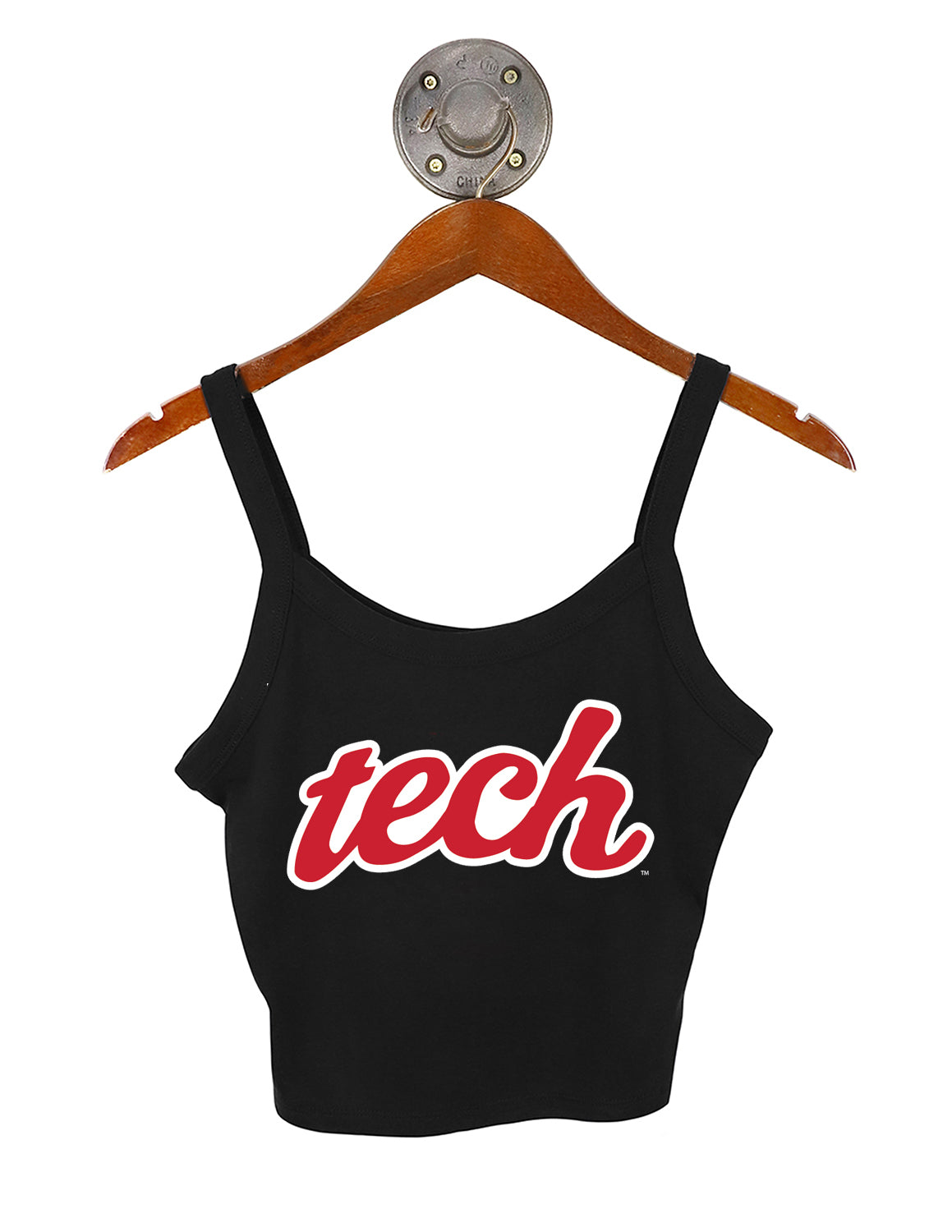 TTU Editorial Script Ribbed Tank