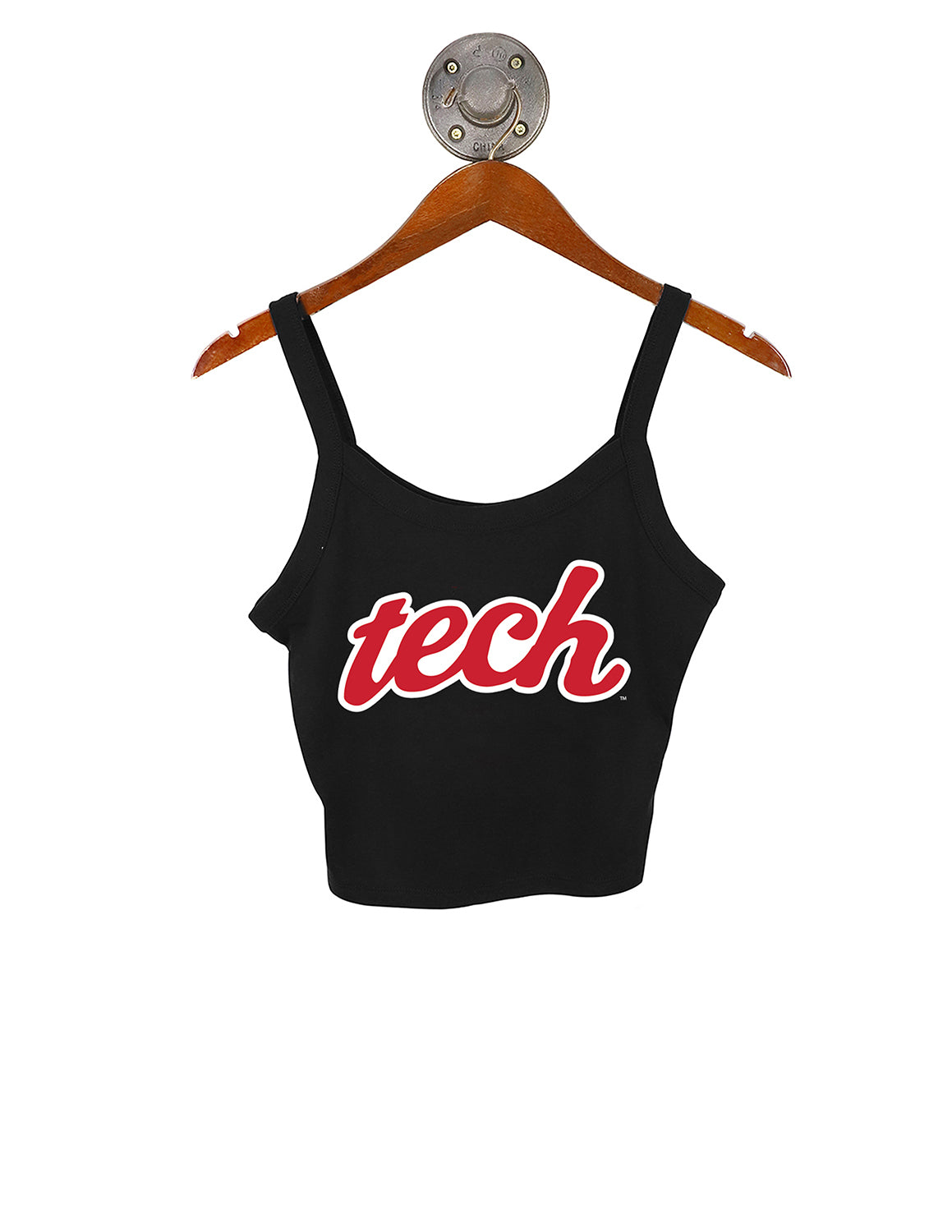 TTU Editorial Script Ribbed Tank