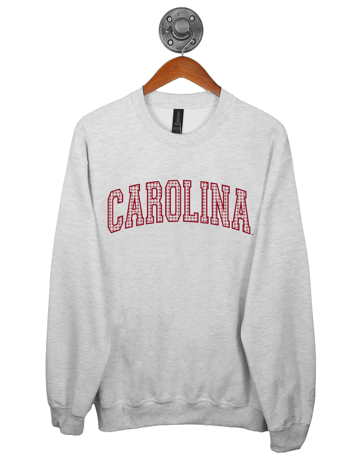 USC Prestige Gingham Crewneck