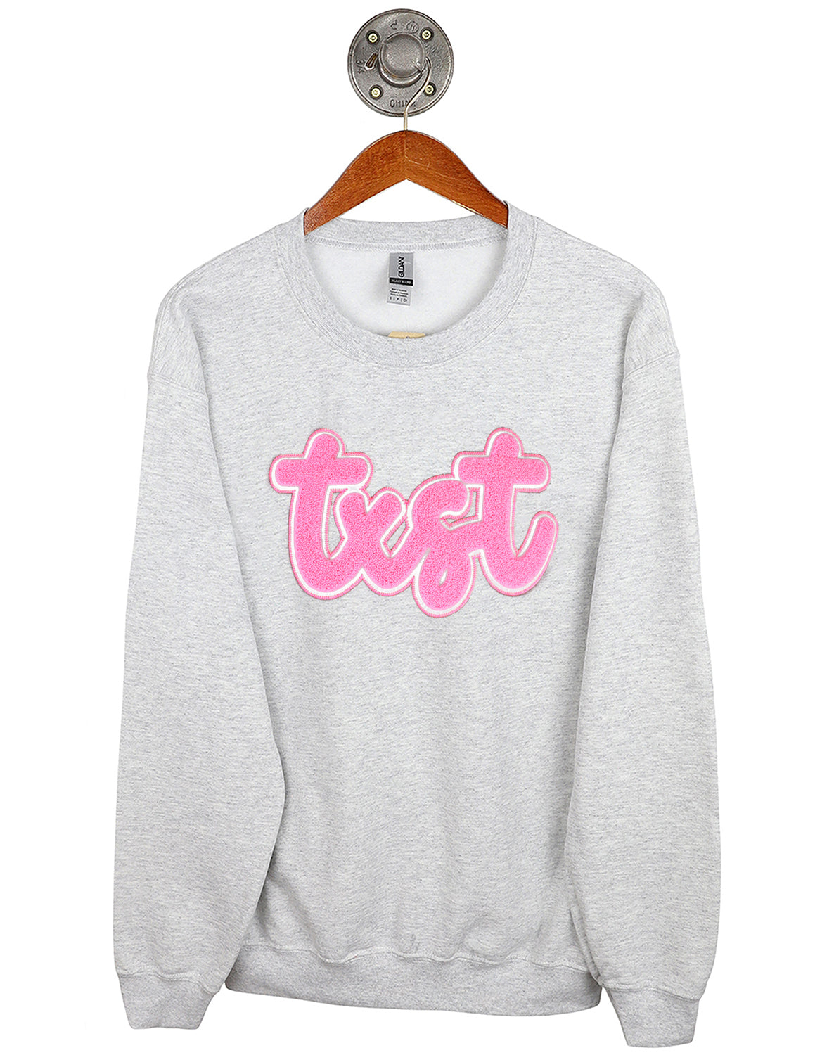 TXST Chenille Bubbly Crewneck