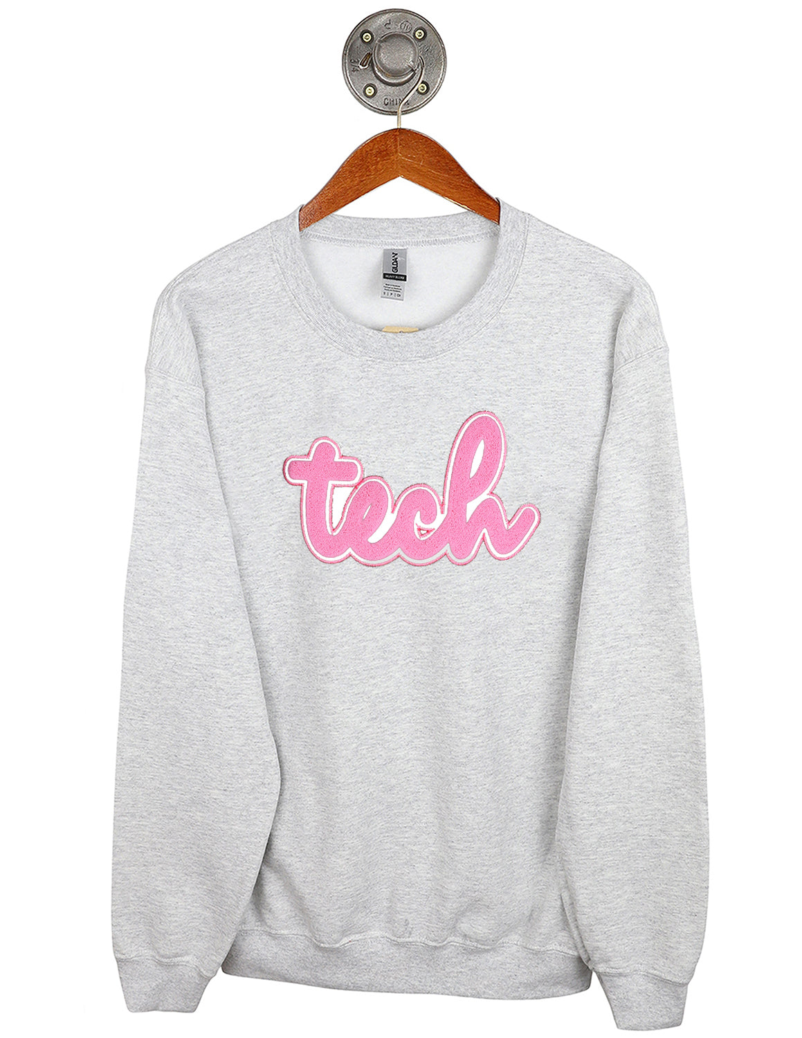 TTU Chenille Bubbly Crewneck