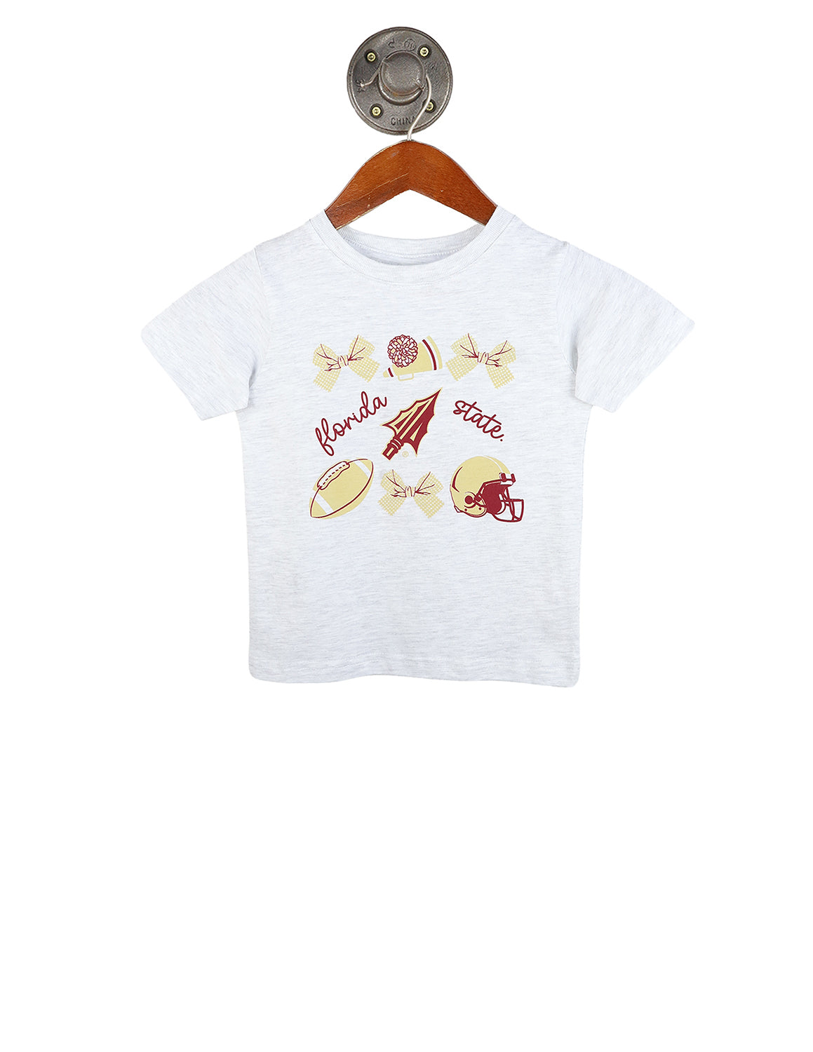 FSU Toddler Football Way to Bow Short Sleeve