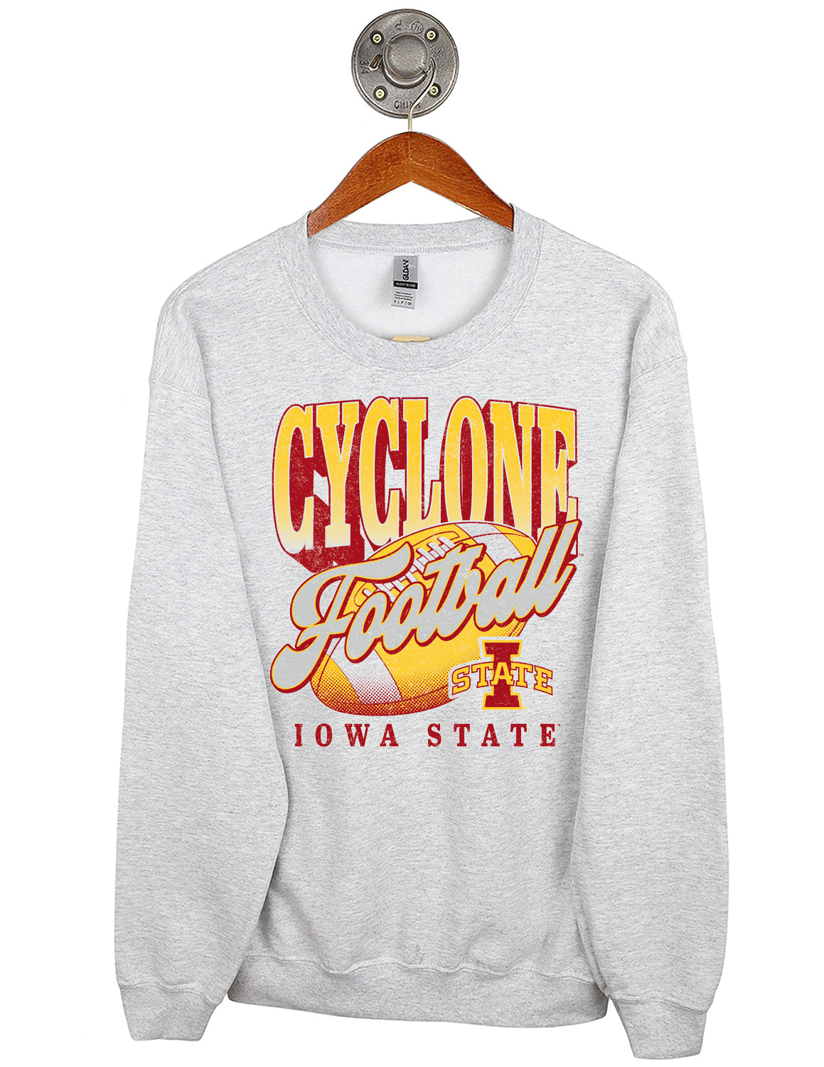 ISU Football on the Ball Crewneck