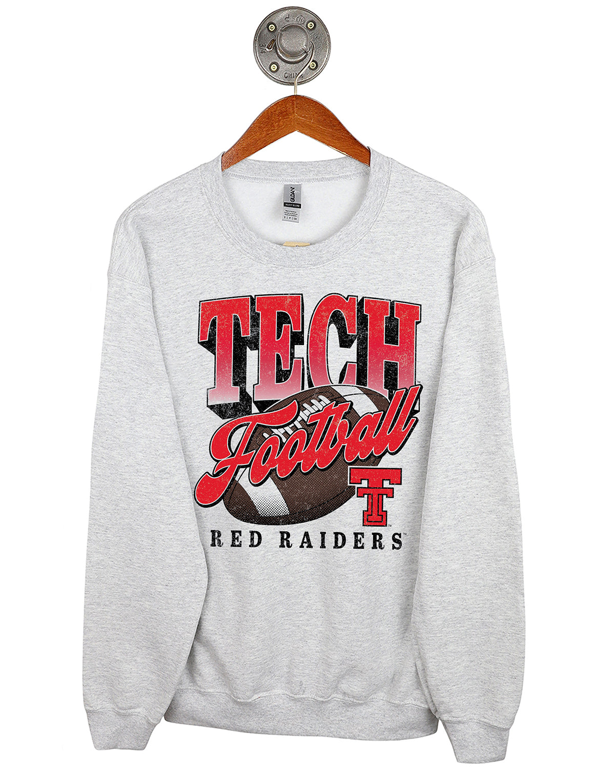 TTU Football On The Ball Crewneck