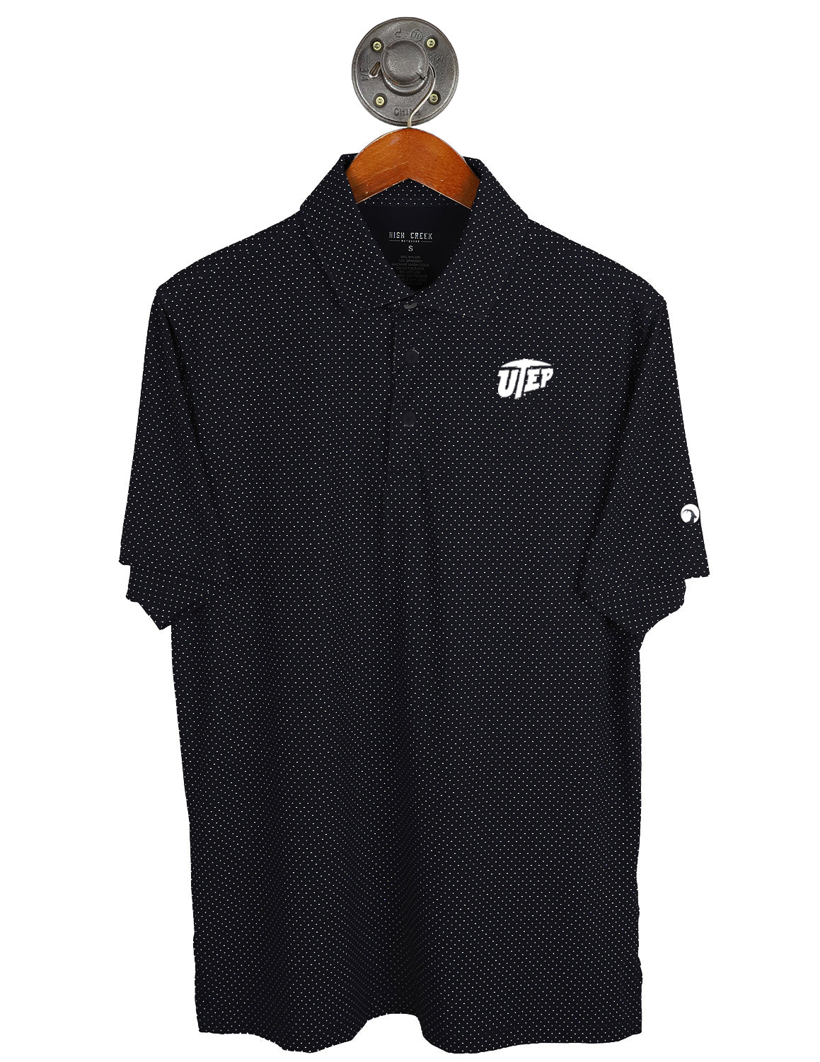 UTEP Black Dottin' Around Polo