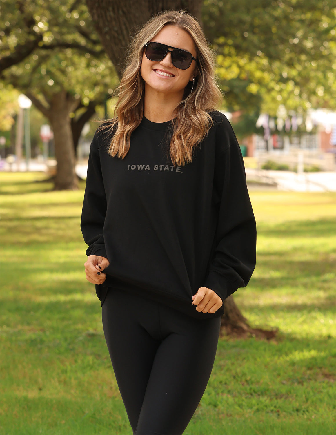ISU Puff Super Tiny Simple Modal Crewneck