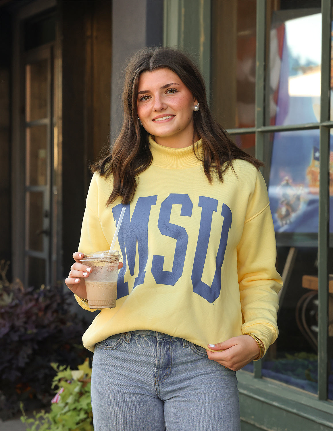 MSU Big Easy Mockneck Sweater