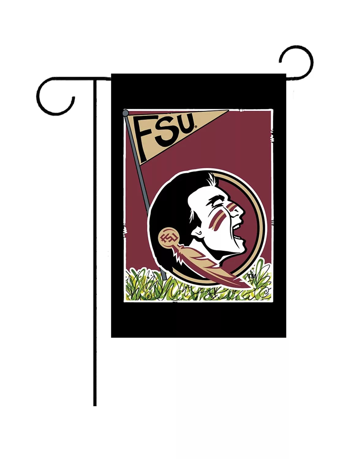 FSU Mascot Garden Banner