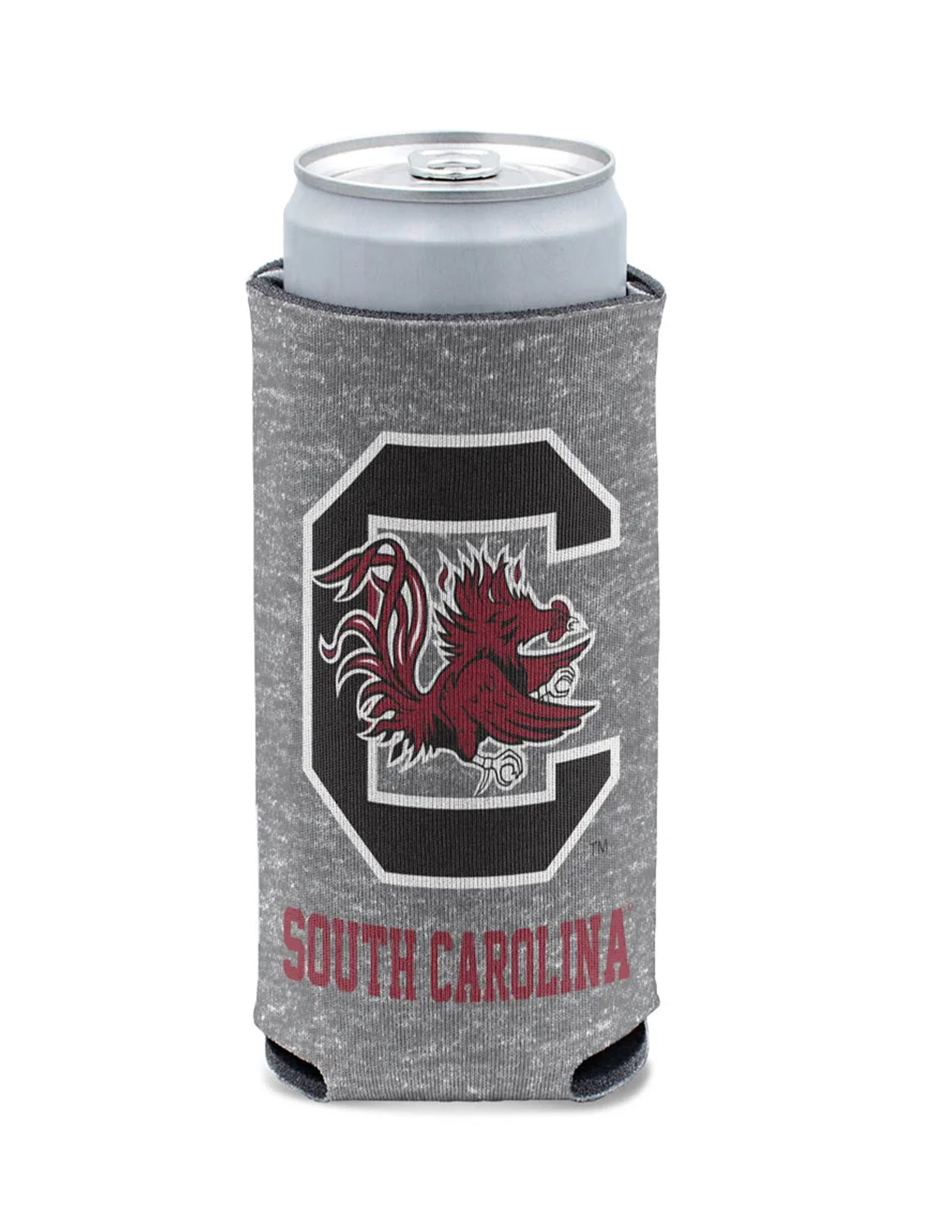 USC Heather Tall Can Cooler