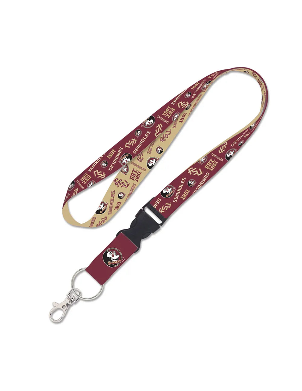 FSU Detachable Buckle Scatter Lanyard