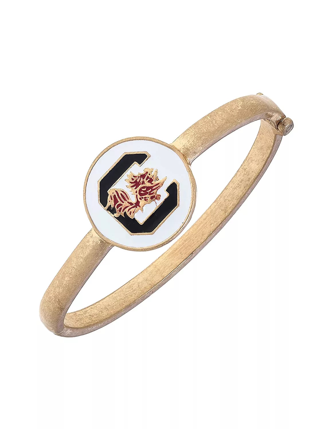 USC Enamel Statement Hinge Bangle