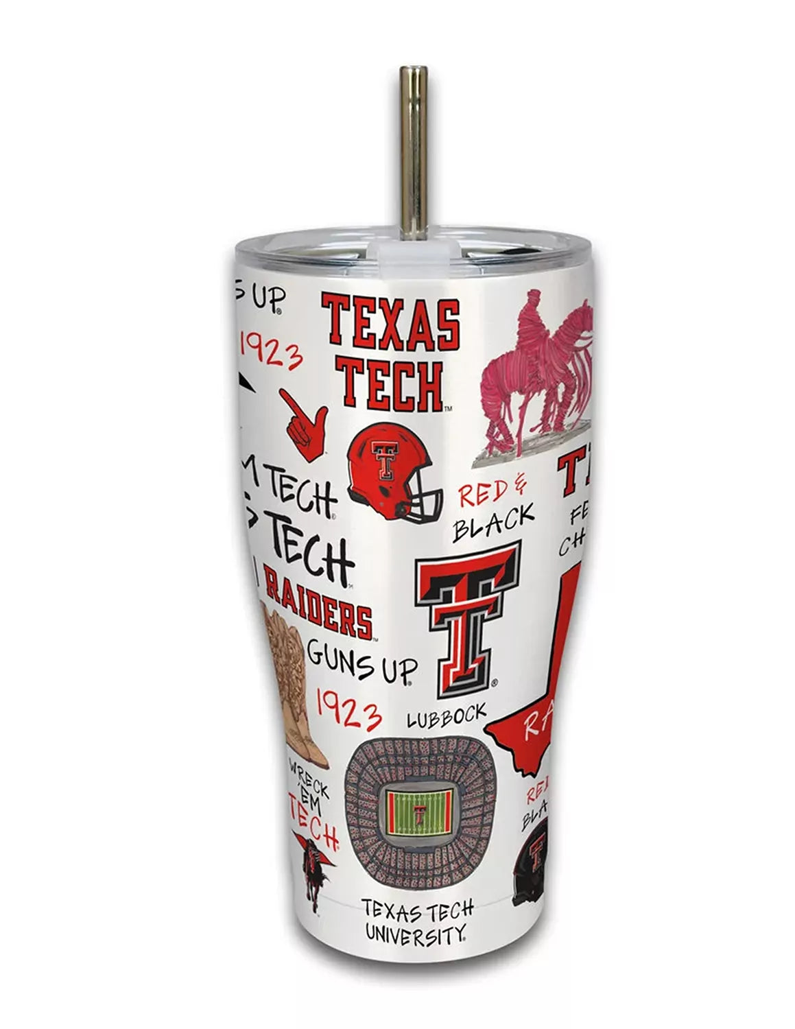 TTU Icon Metal Tumbler