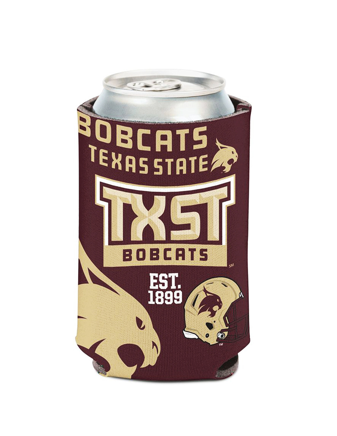 TXST Scatterprint Can Cooler