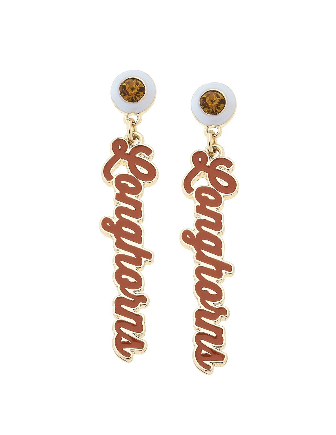 UT Autograph Enamel Earrings