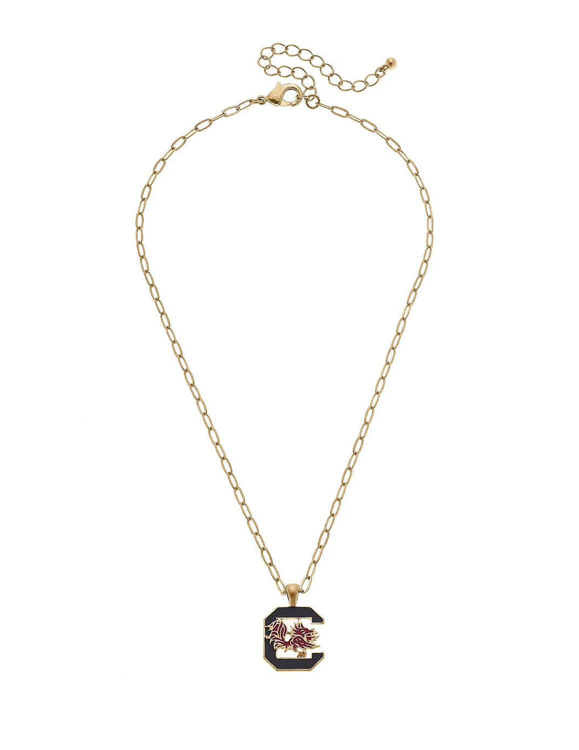 USC Gamecocks Enamel Pendant Necklace
