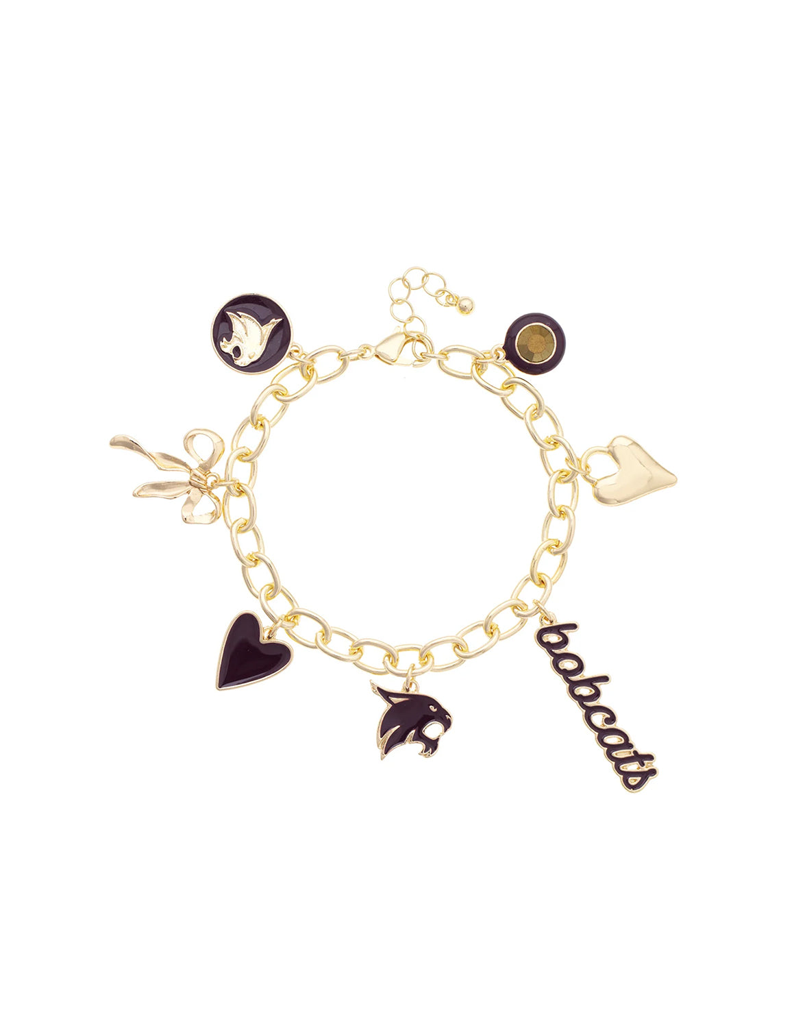TXST Icons Charm Bracelet