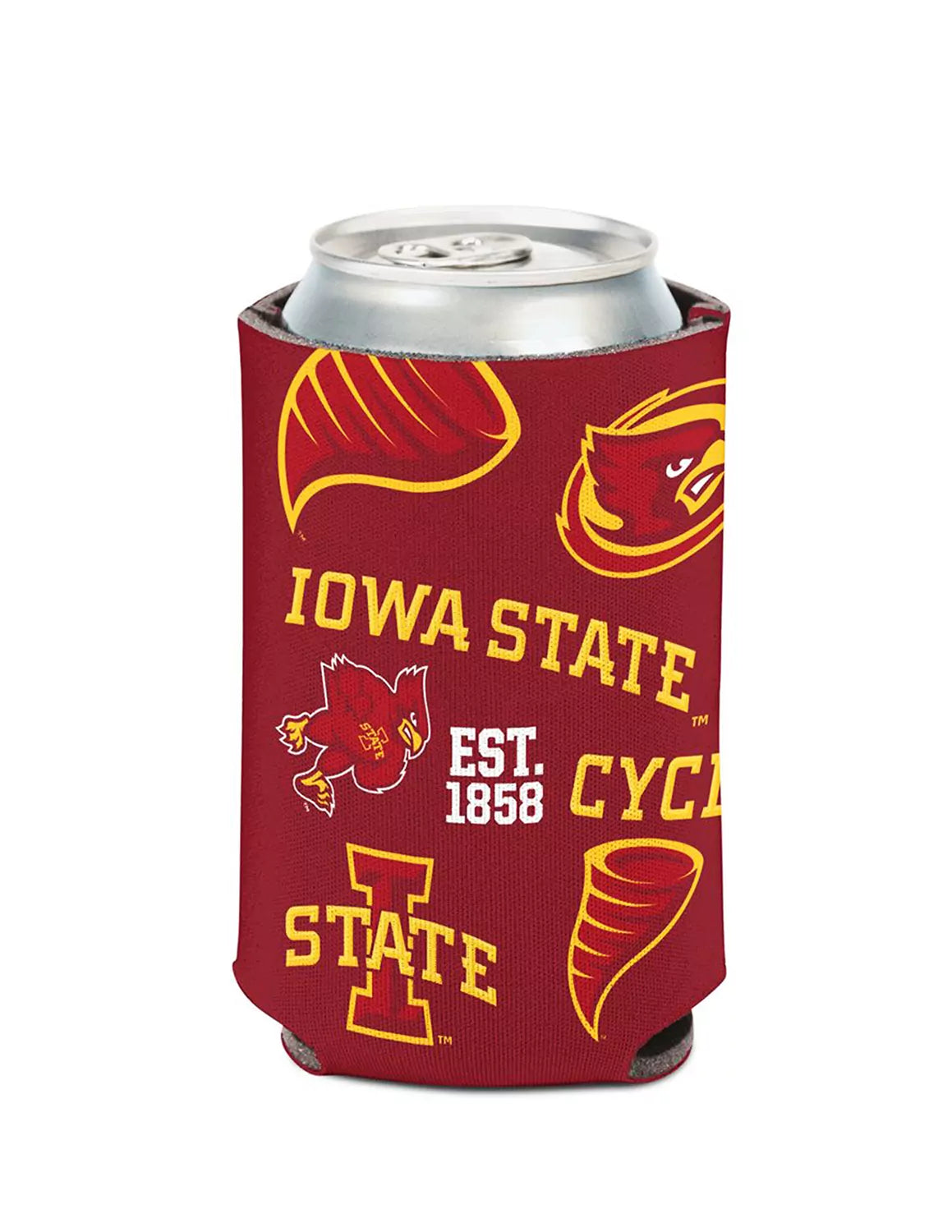ISU Scatterprint Can Cooler
