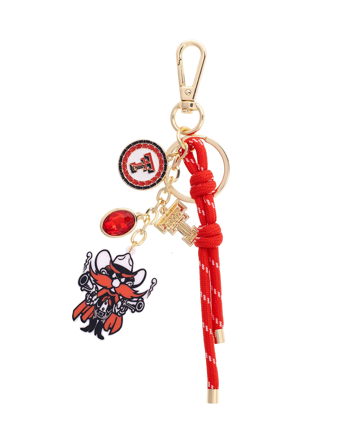 Texas Tech Cluster Bag Charm