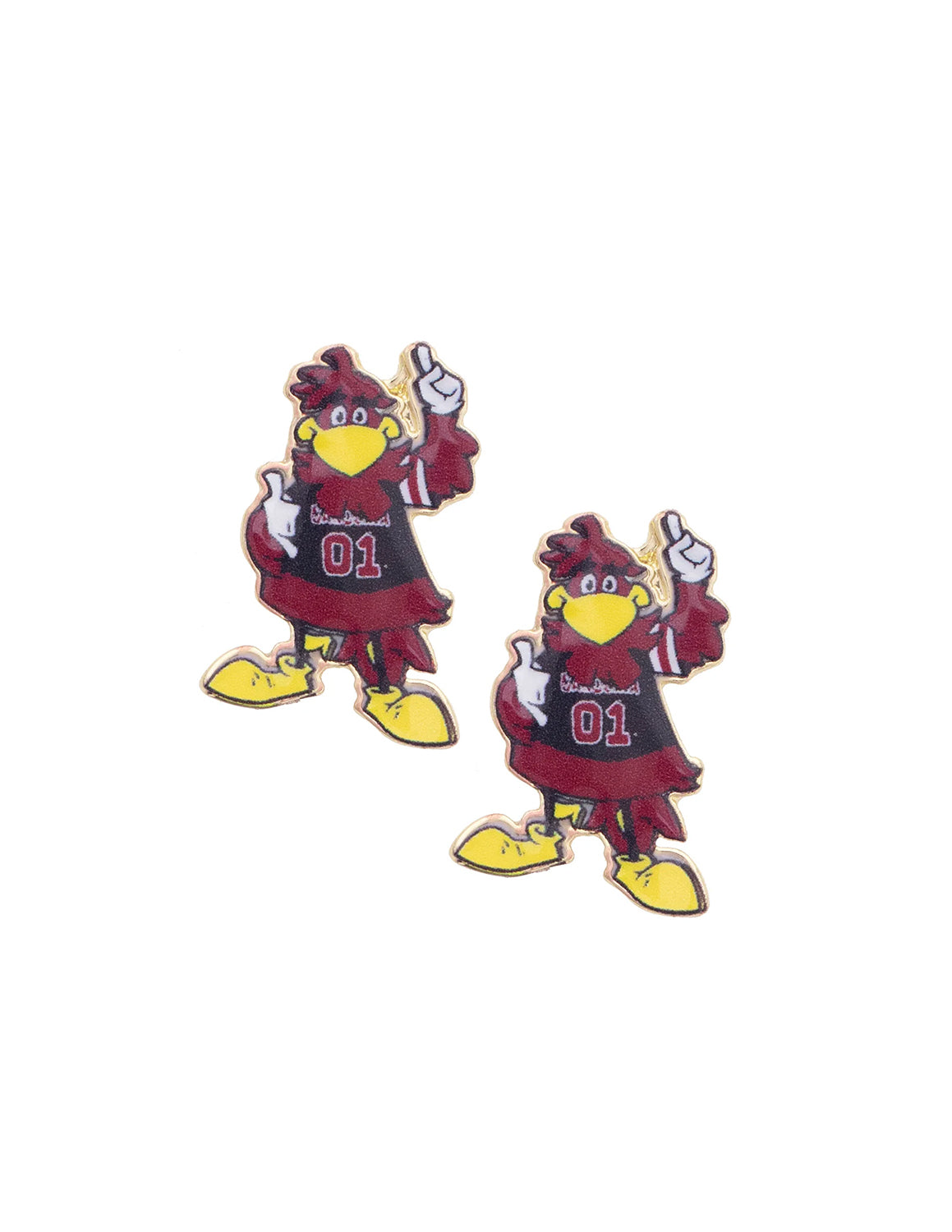 USC Gamecocks Enamel Icon Stud Earrings