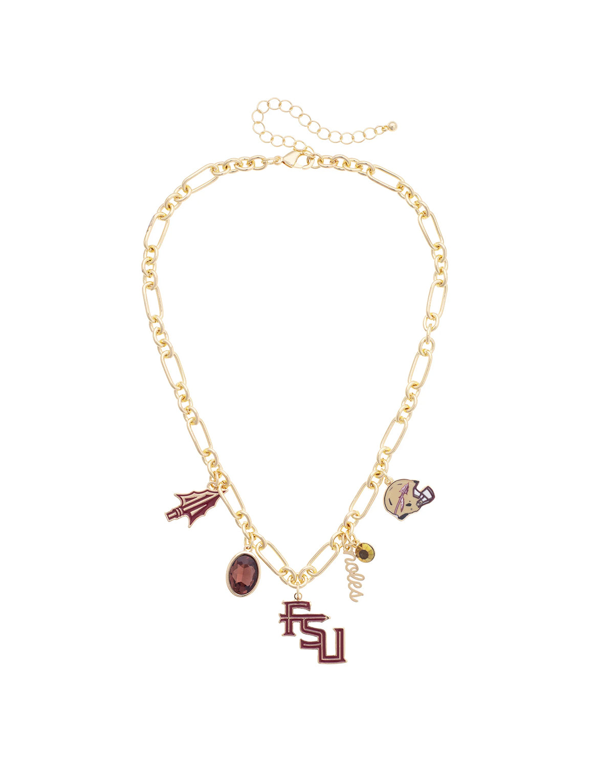 FSU Game Day Charm Necklace