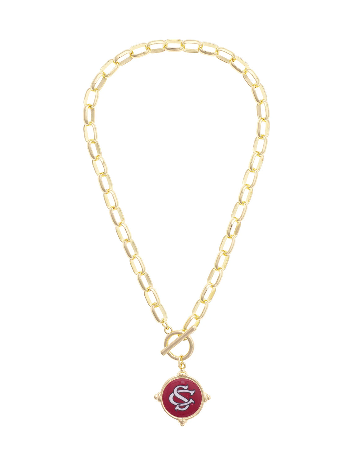 USC Gamecocks Logo Intaglio Necklace