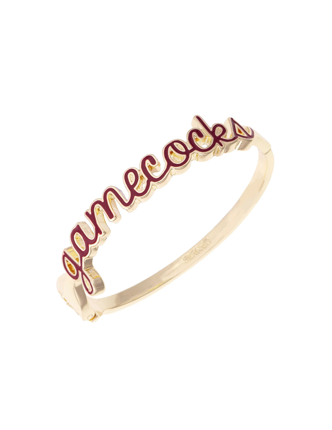 USC Gamecocks Cursive Enamel Hinge Bangle