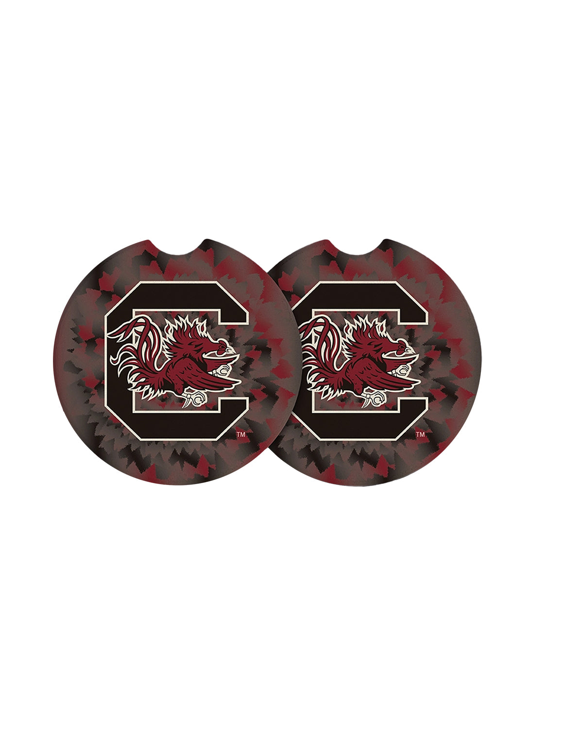 USC Tie Dye Car Coasters