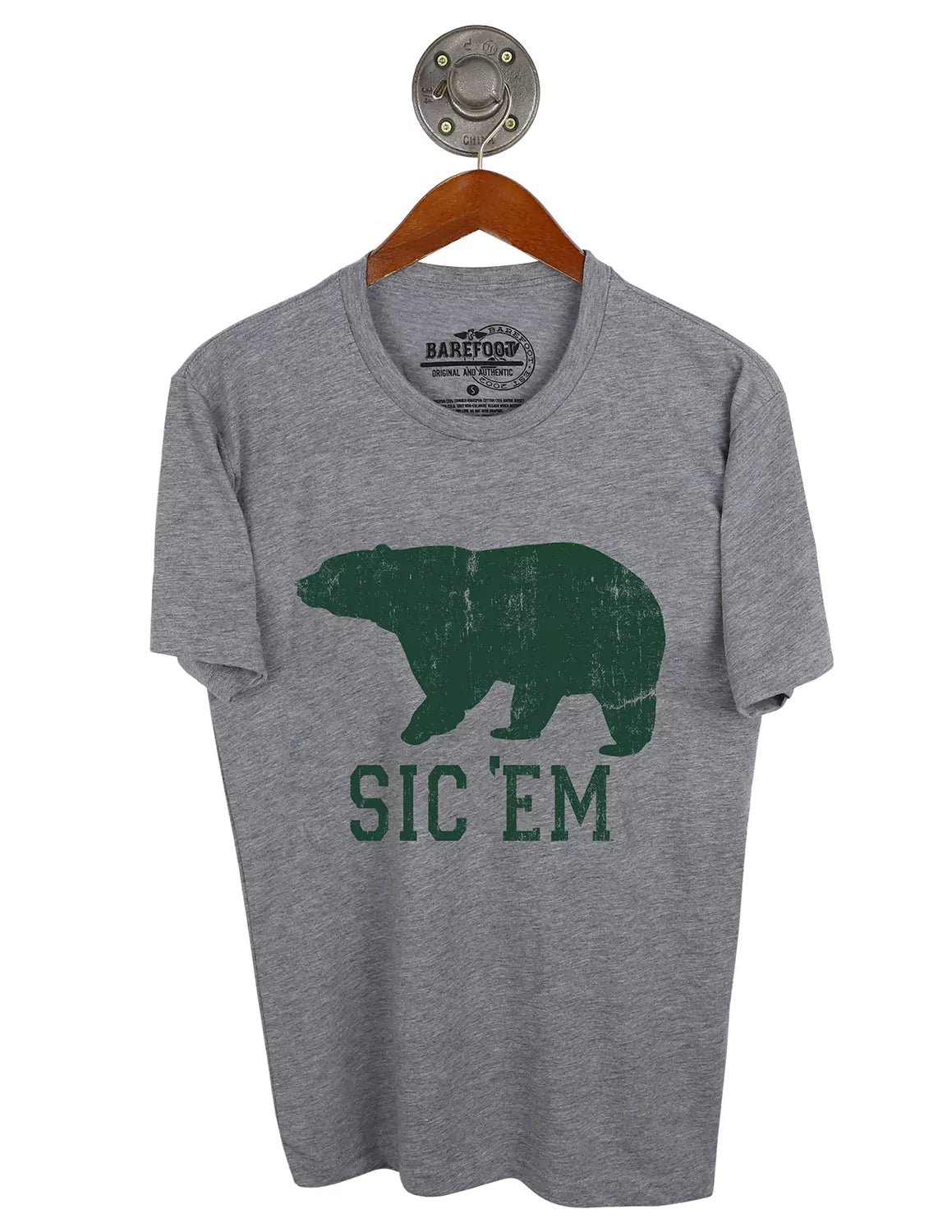 BU Sic Em Vintage Style Short Sleeve