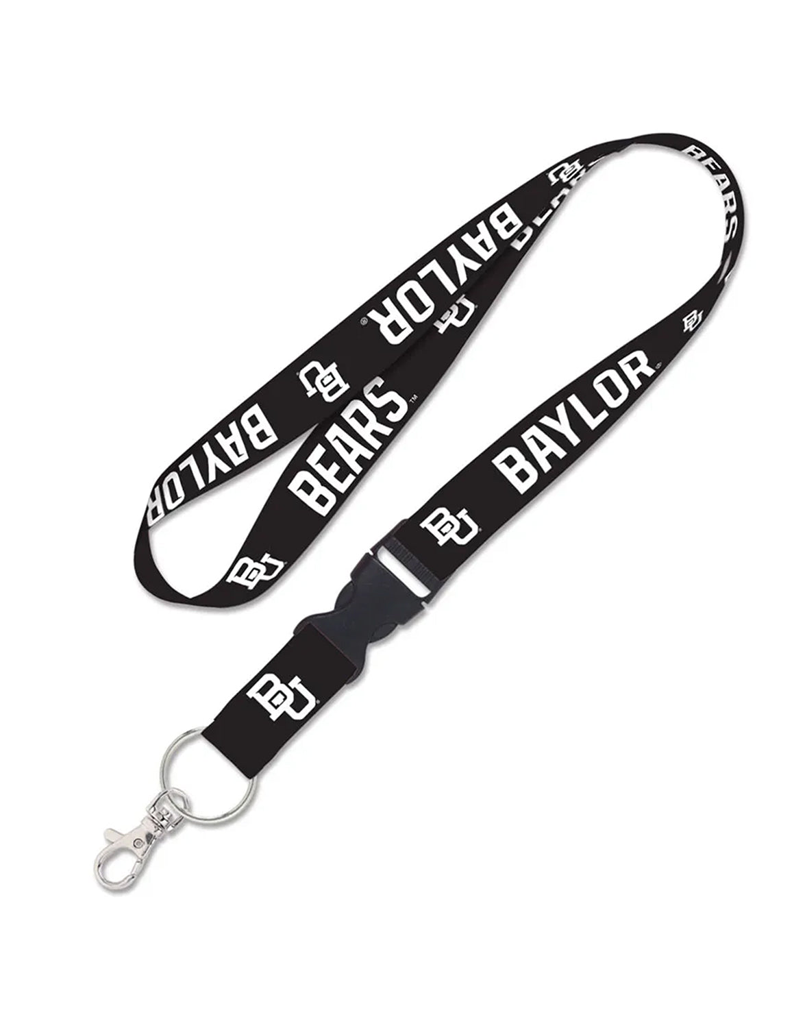 BU Blackout Detachable Buckle Lanyard