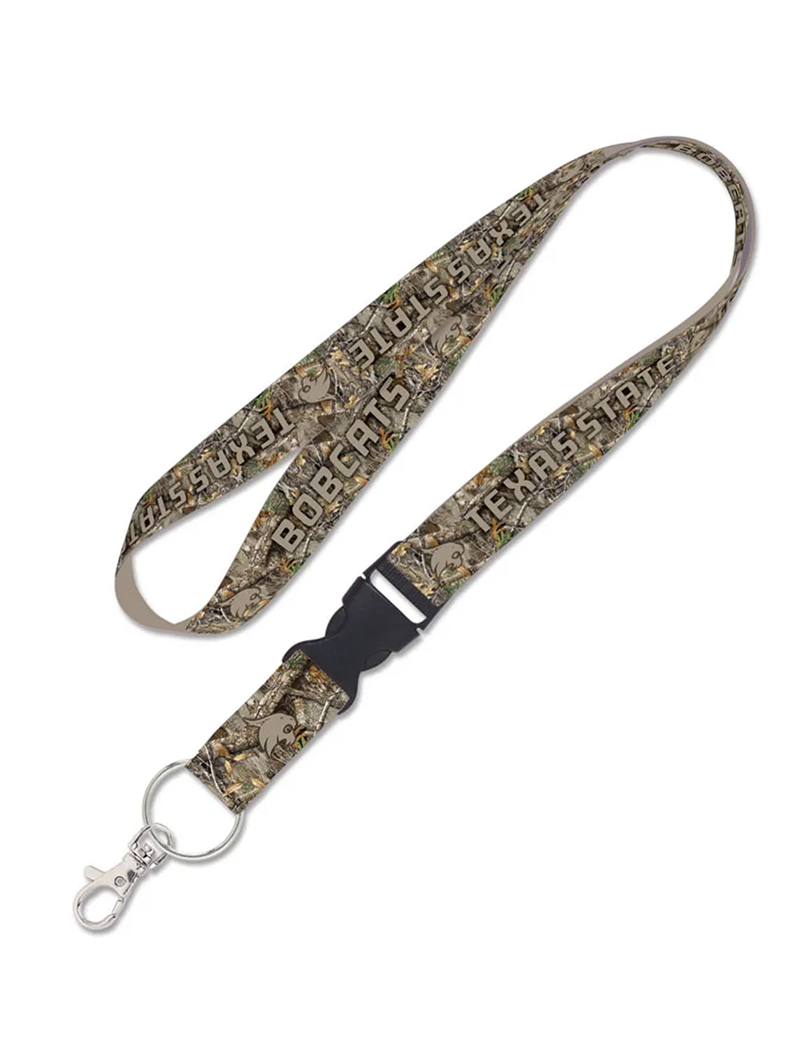 TXST Camo Detachable Buckle Lanyard