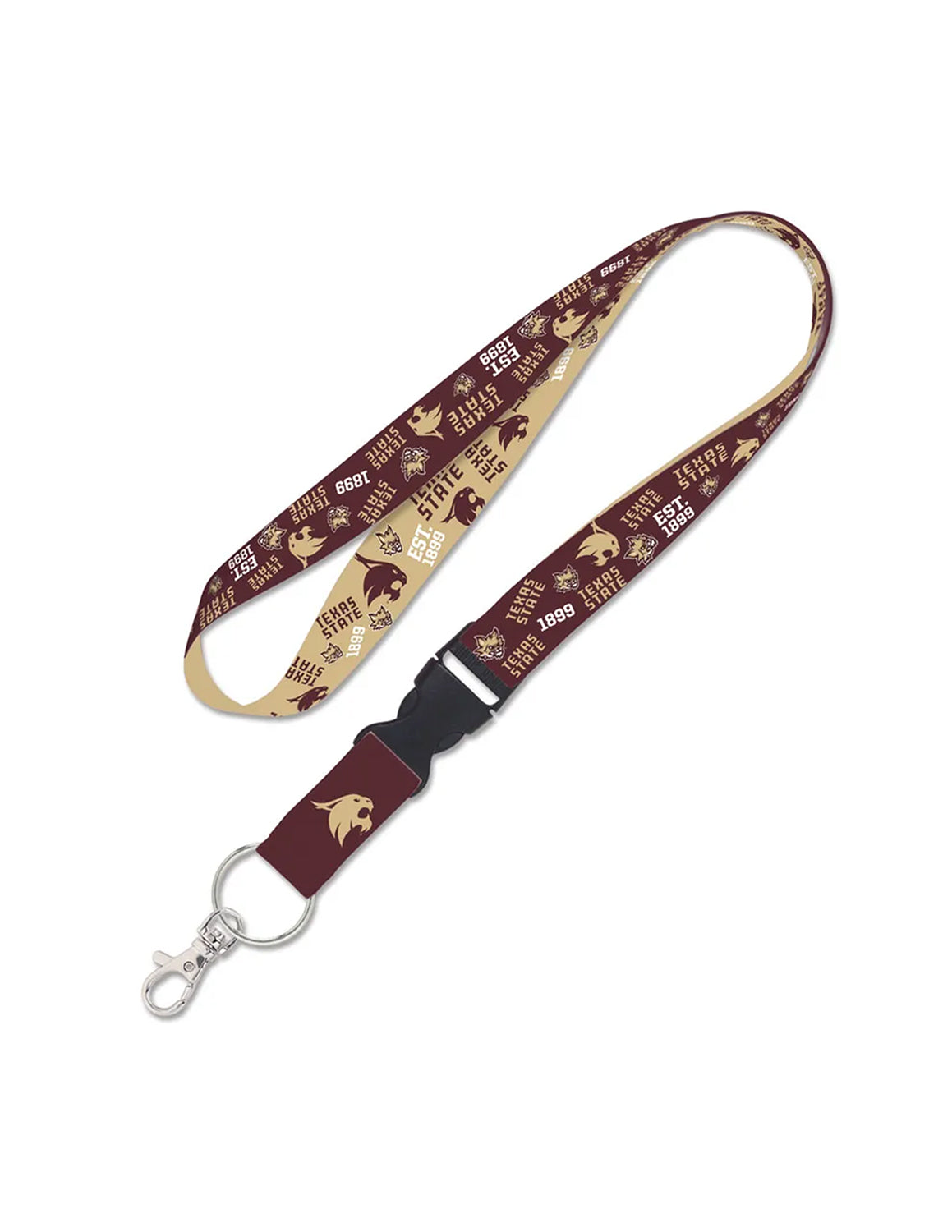 TXST Detachable Buckle Scatter Lanyard