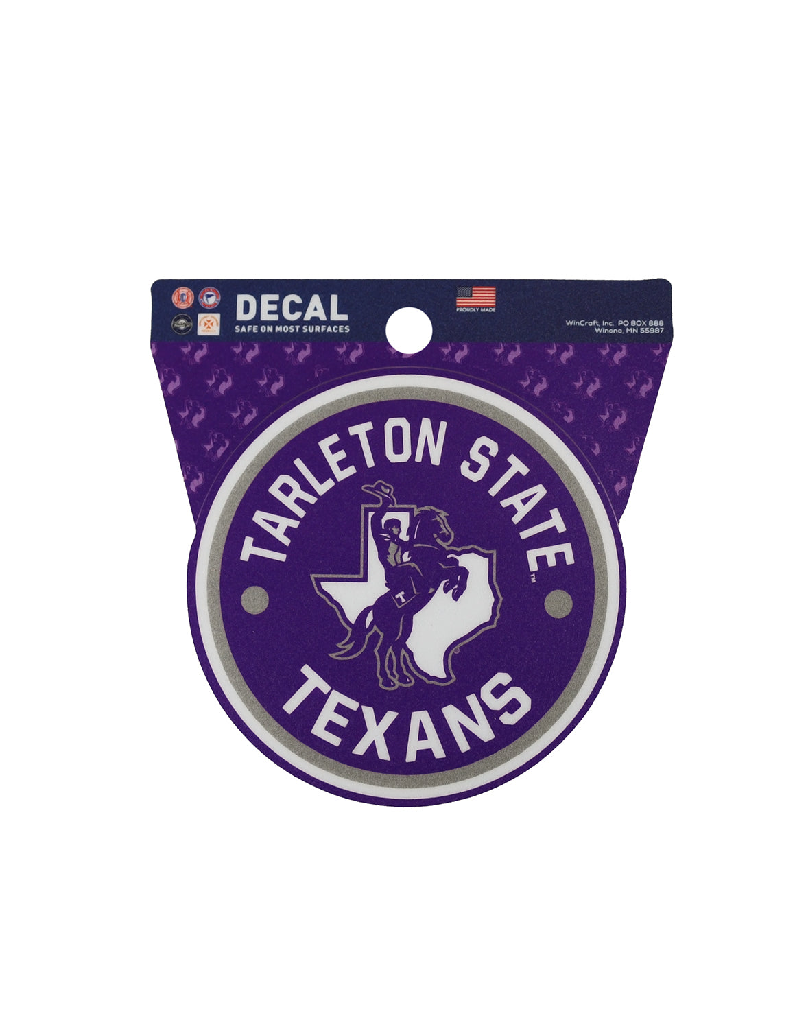 TSU Texans Circle Clean Cut Decal