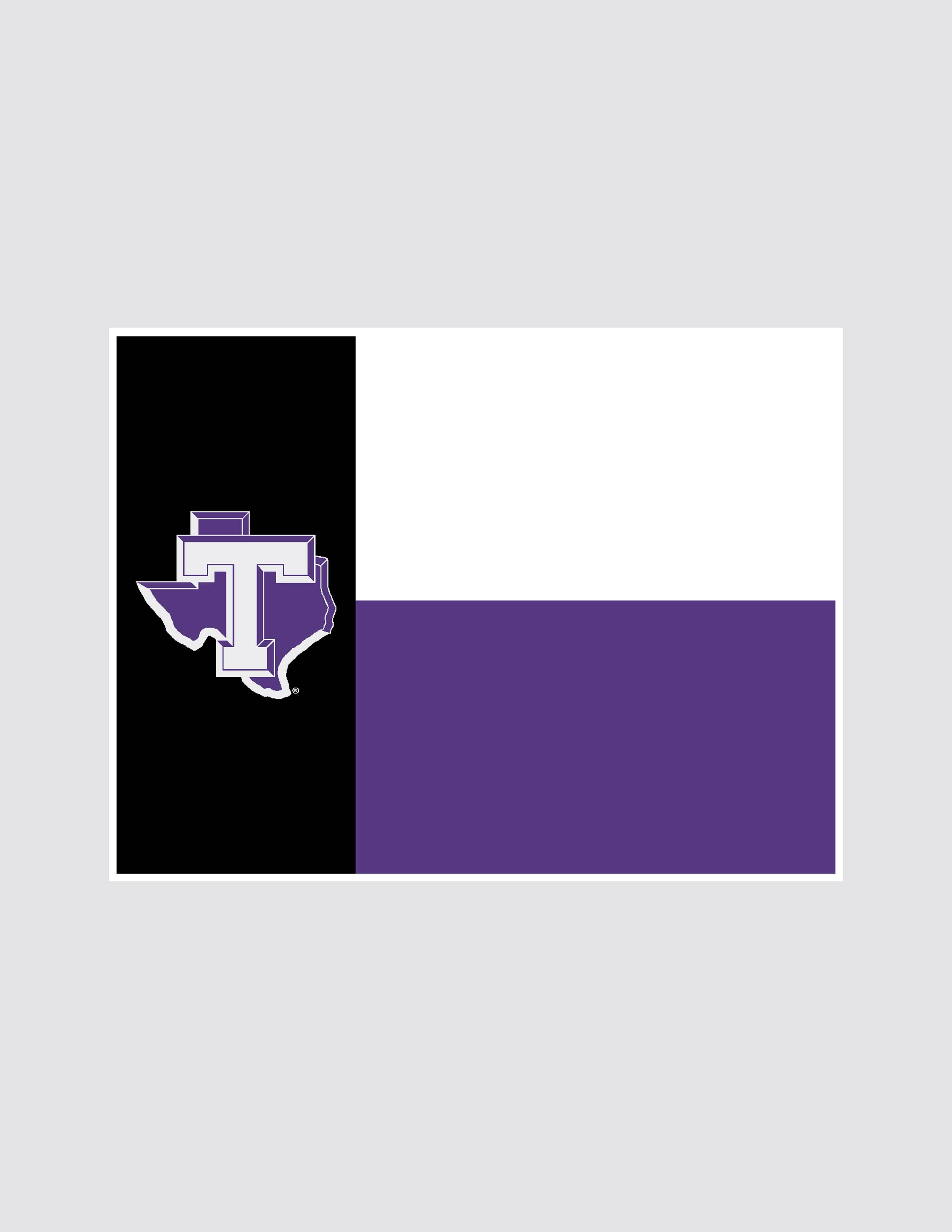 TSU Flag Car Decal