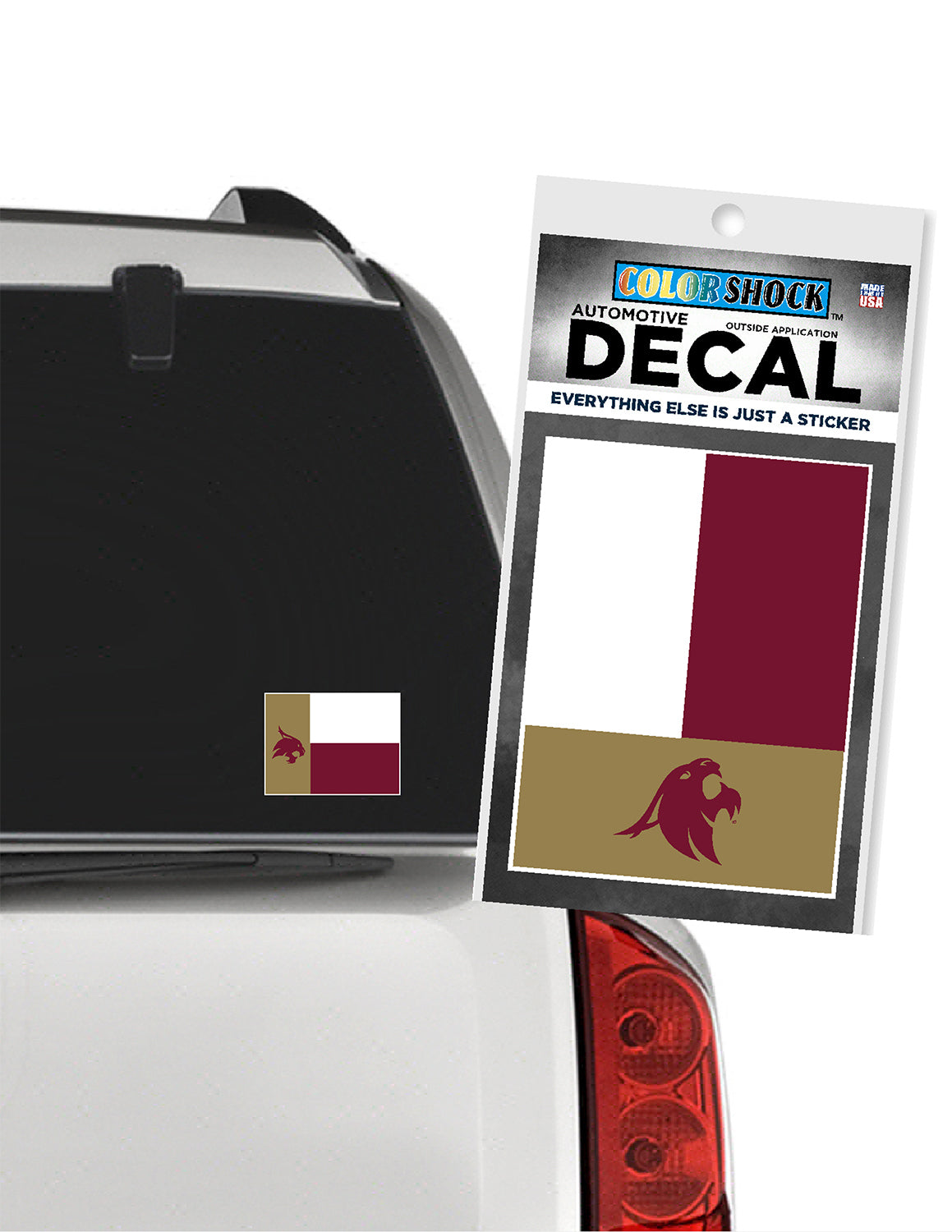 TXST Flag Decal