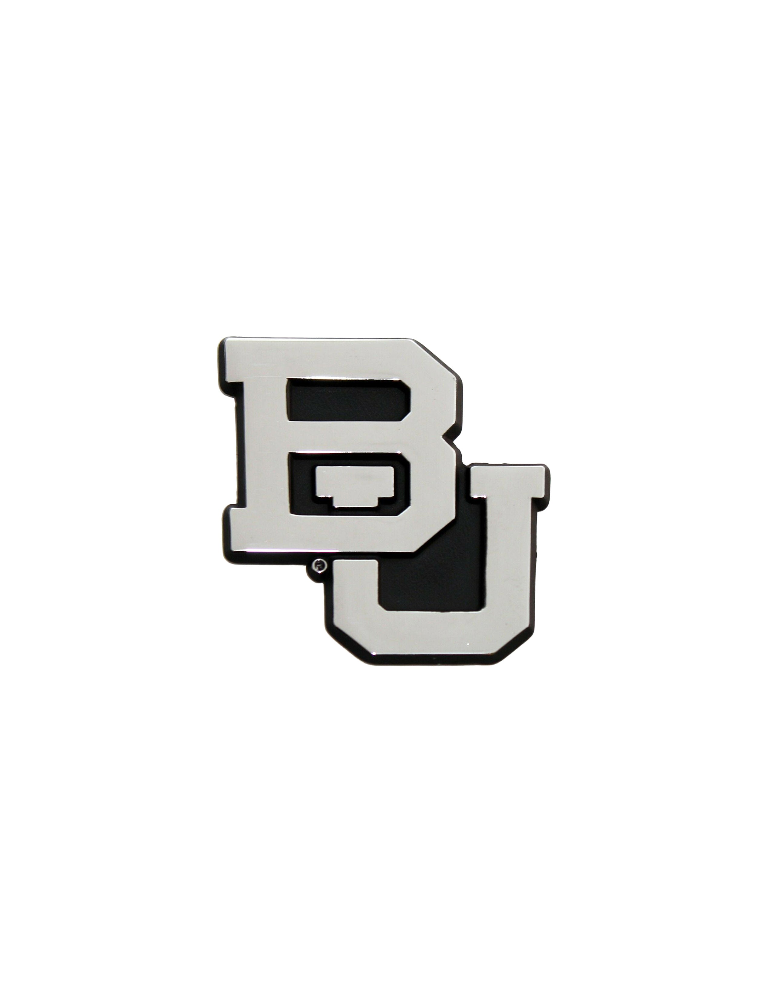 BU Chrome Car Emblem