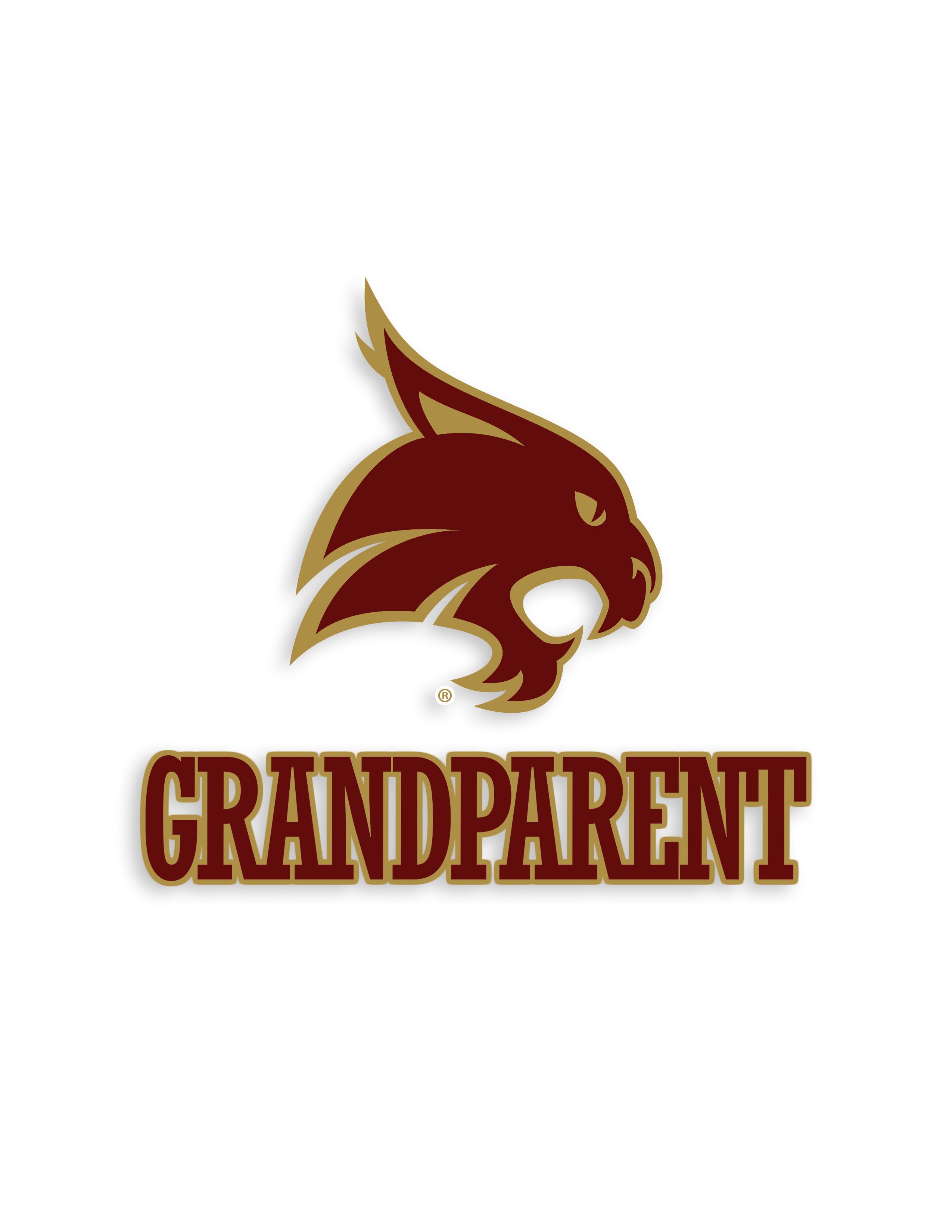 TXST Grandparent Car Decal