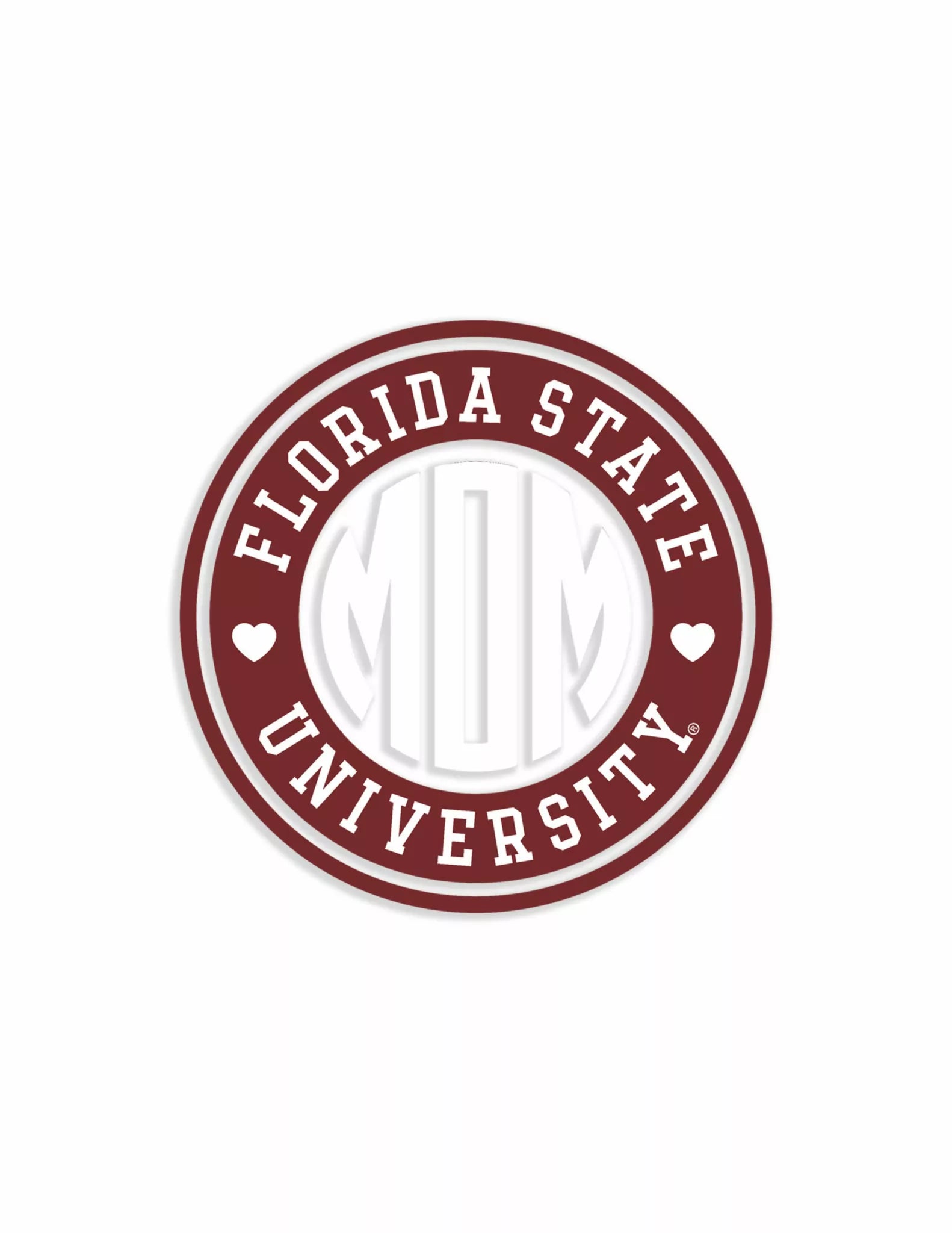 FSU Mom Circle Of Love Decal