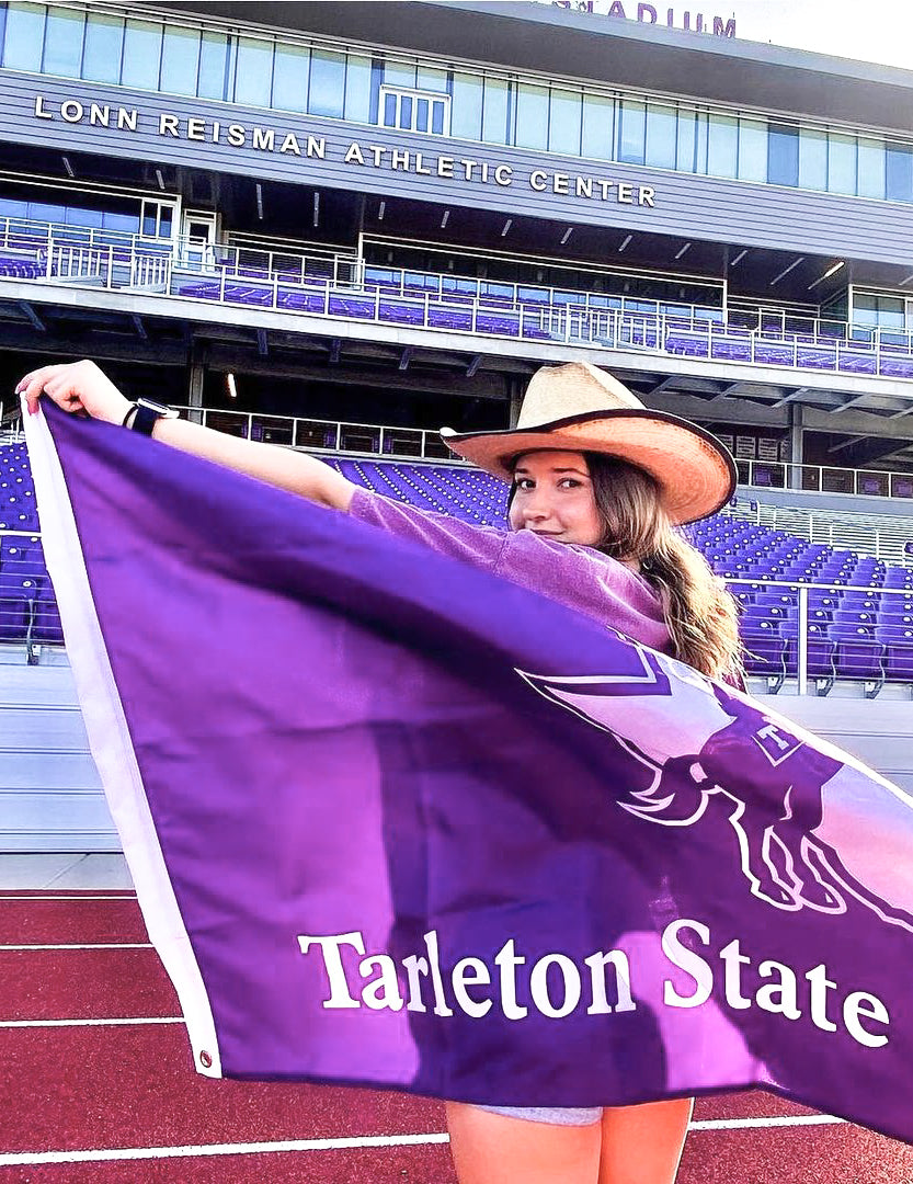 TSU Texan Rider Flag