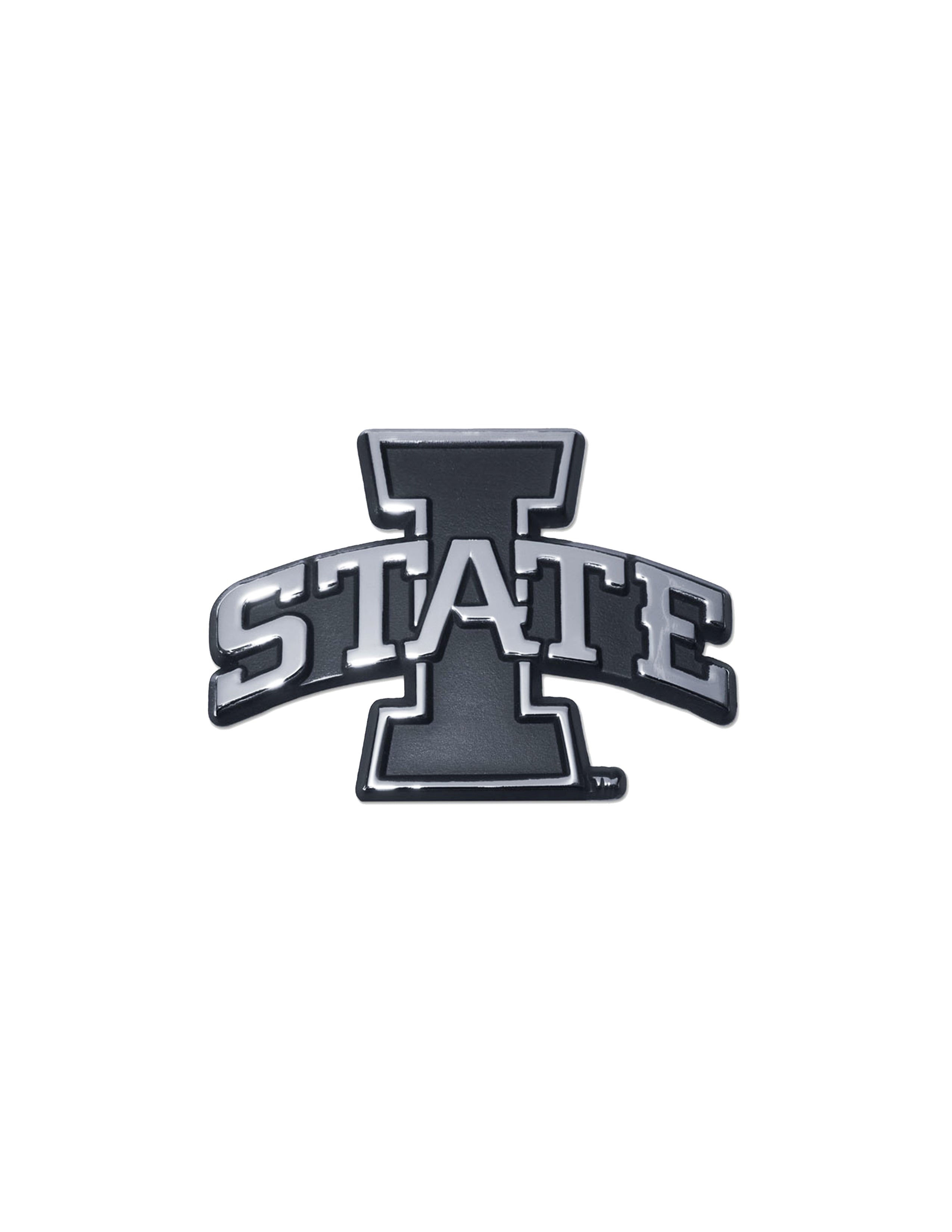 ISU "I-STATE" Chrome Car Emblem