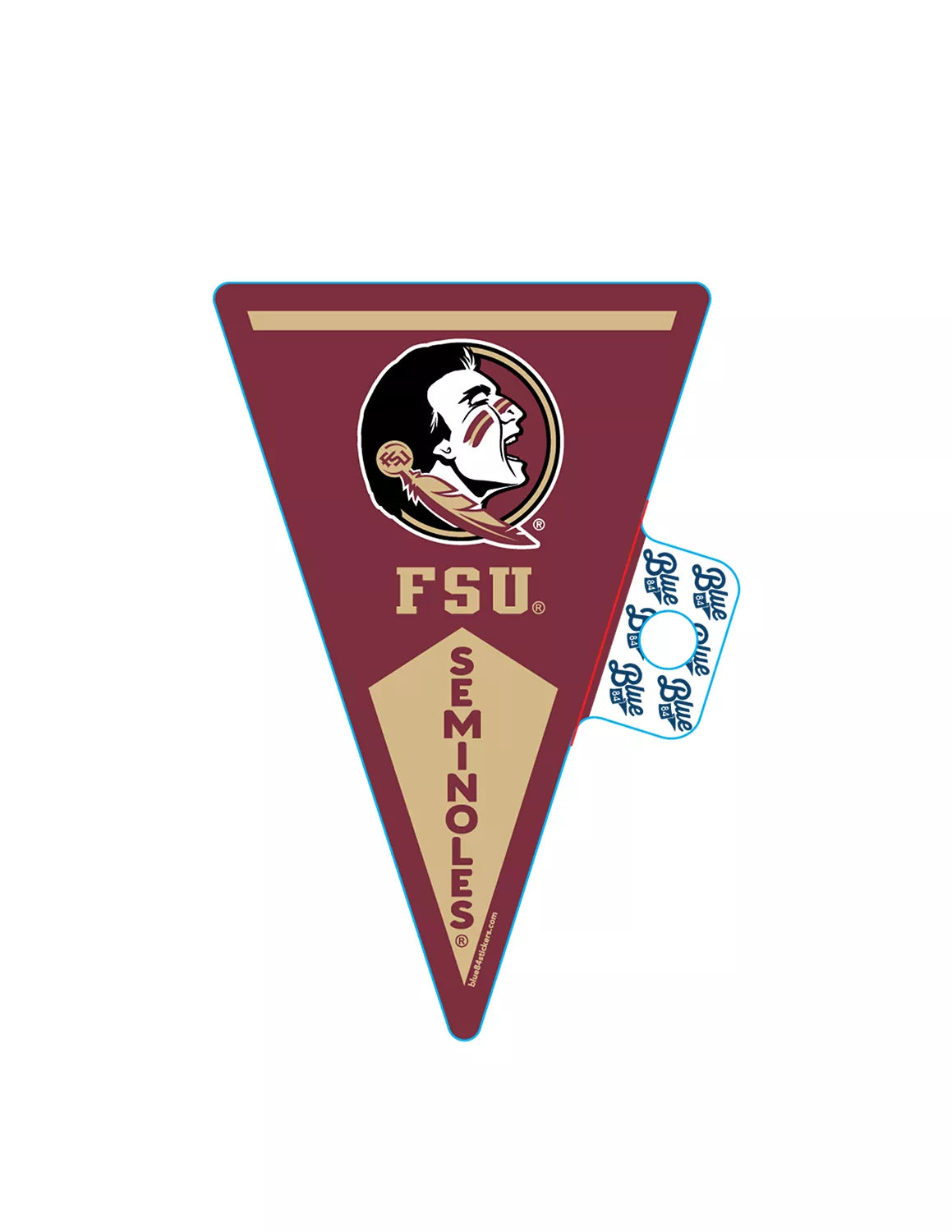 FSU Coco Pennant Sticker